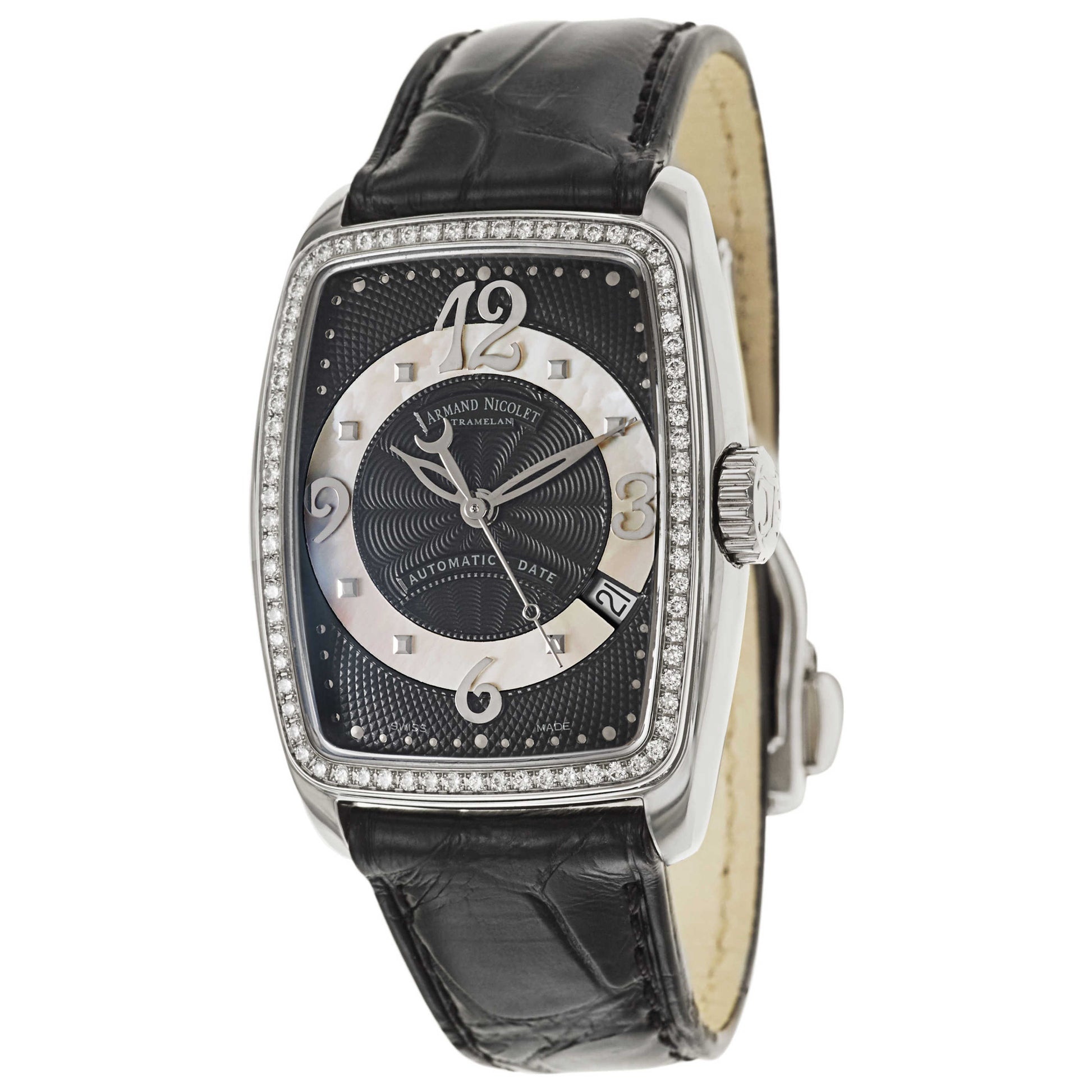 Front view of Armand Nicolet TL7 Women's Automatic Watch 9631D-NN-P968NR0
