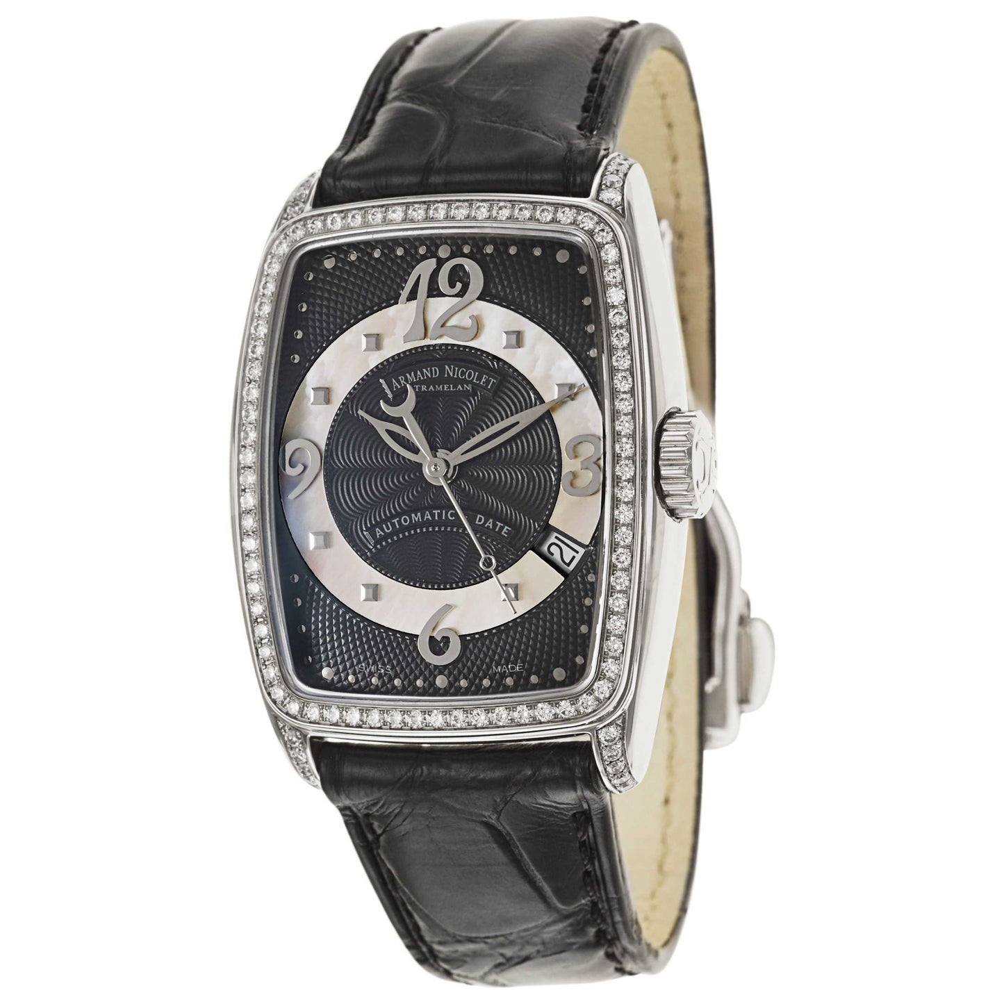 Front view of Armand Nicolet TL7 Women's Automatic Watch 9631L-NN-P968NR0