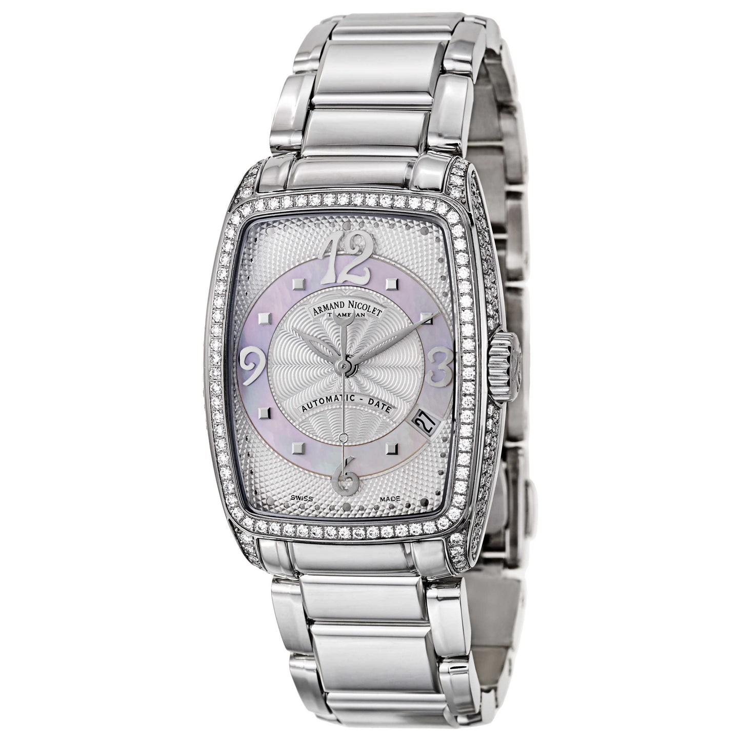 Front view of Armand Nicolet TL7 Women's Automatic Watch 9631V-AN-M9631