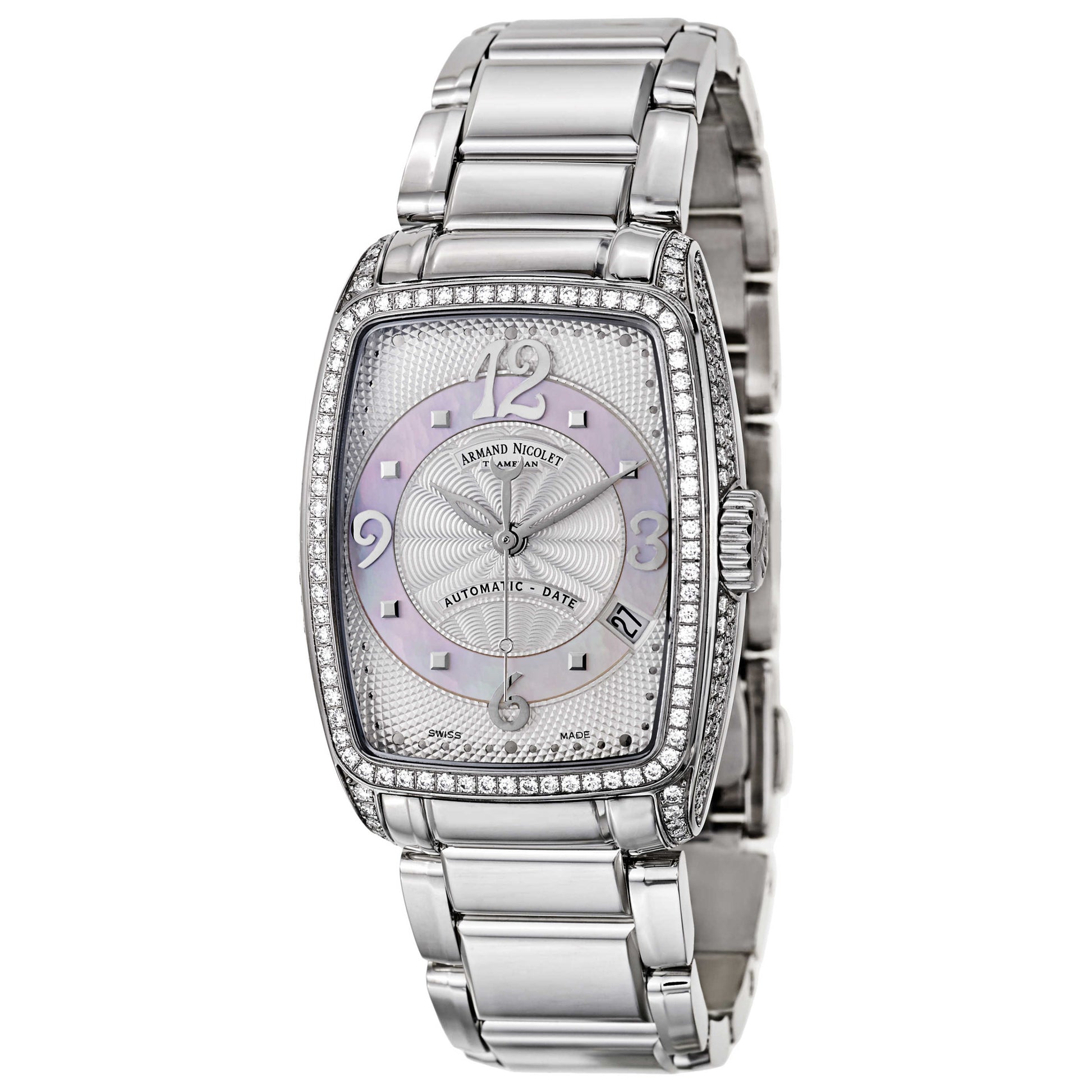 Front view of Armand Nicolet TL7 Women's Automatic Watch 9631V-AN-M9631