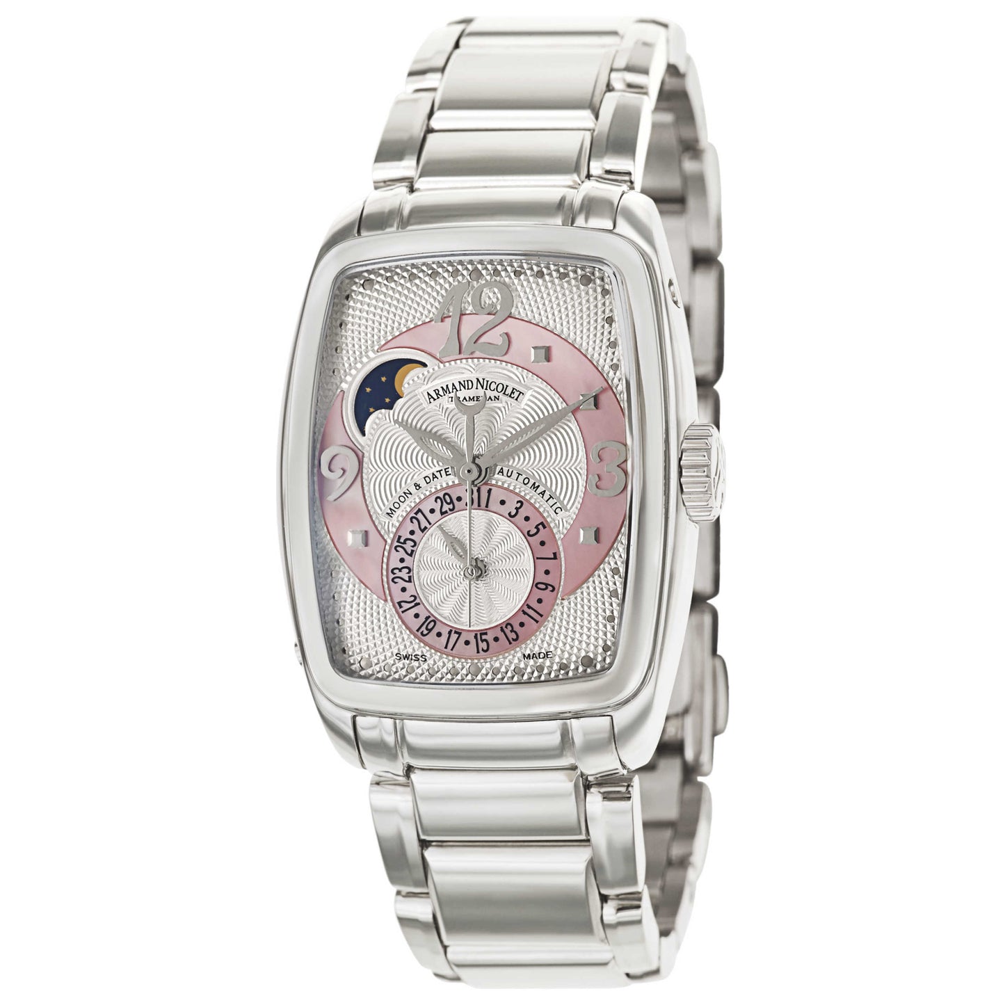 Front view of Armand Nicolet TL7 Women's Automatic Watch 9633A-AS-M9631