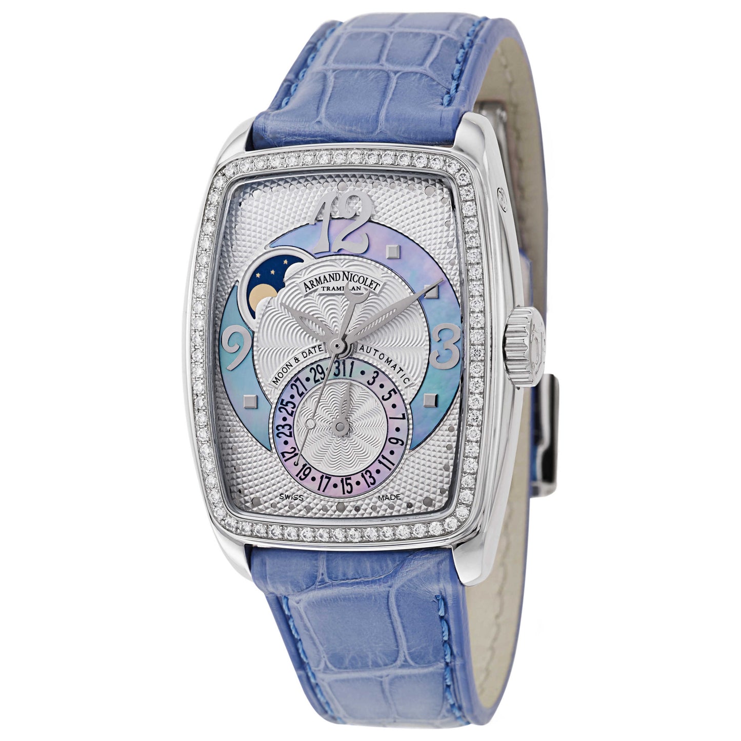 Front view of Armand Nicolet TL7 Women's Automatic Watch 9633D-AK-P968VL0