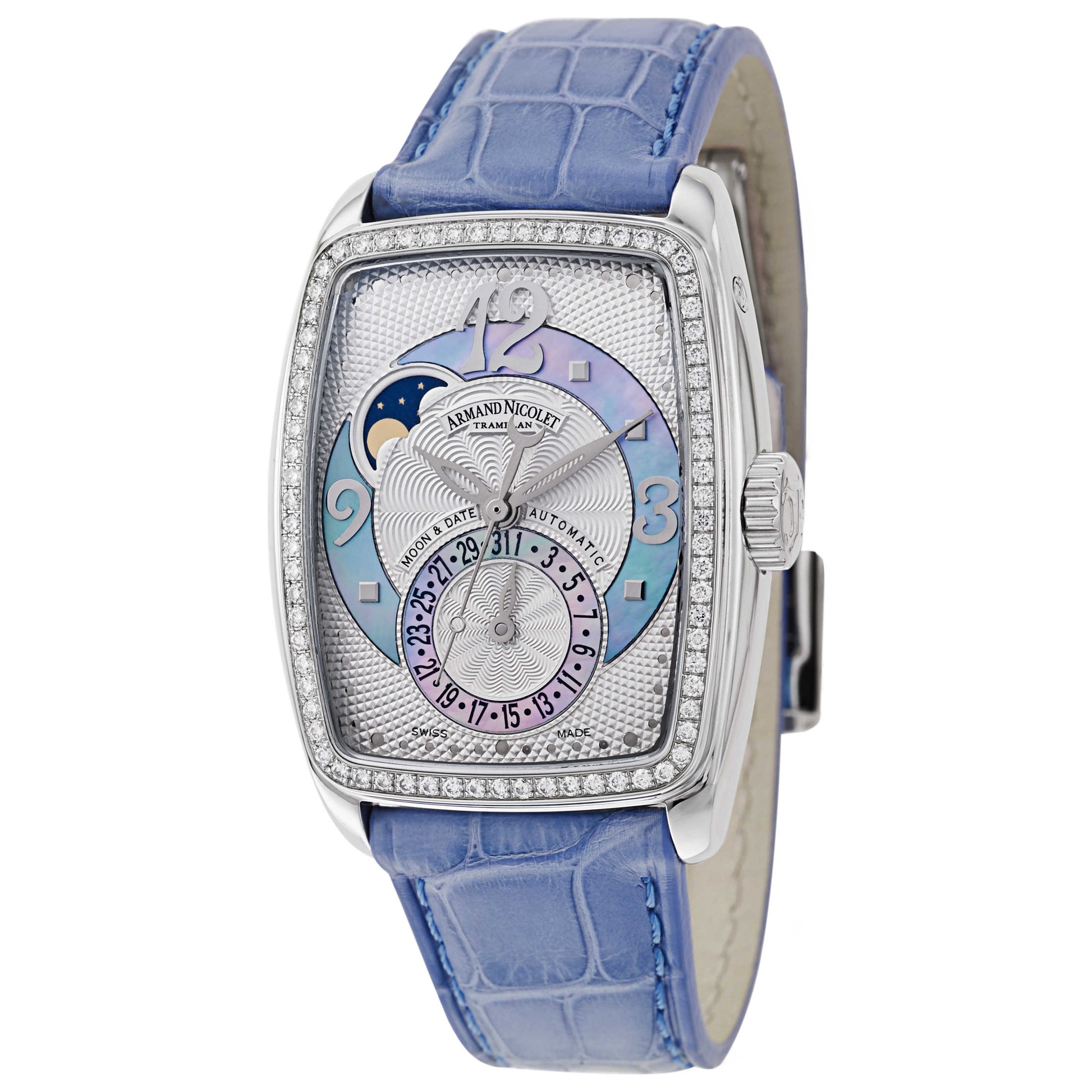 Front view of Armand Nicolet TL7 Women's Automatic Watch 9633D-AK-P968VL0