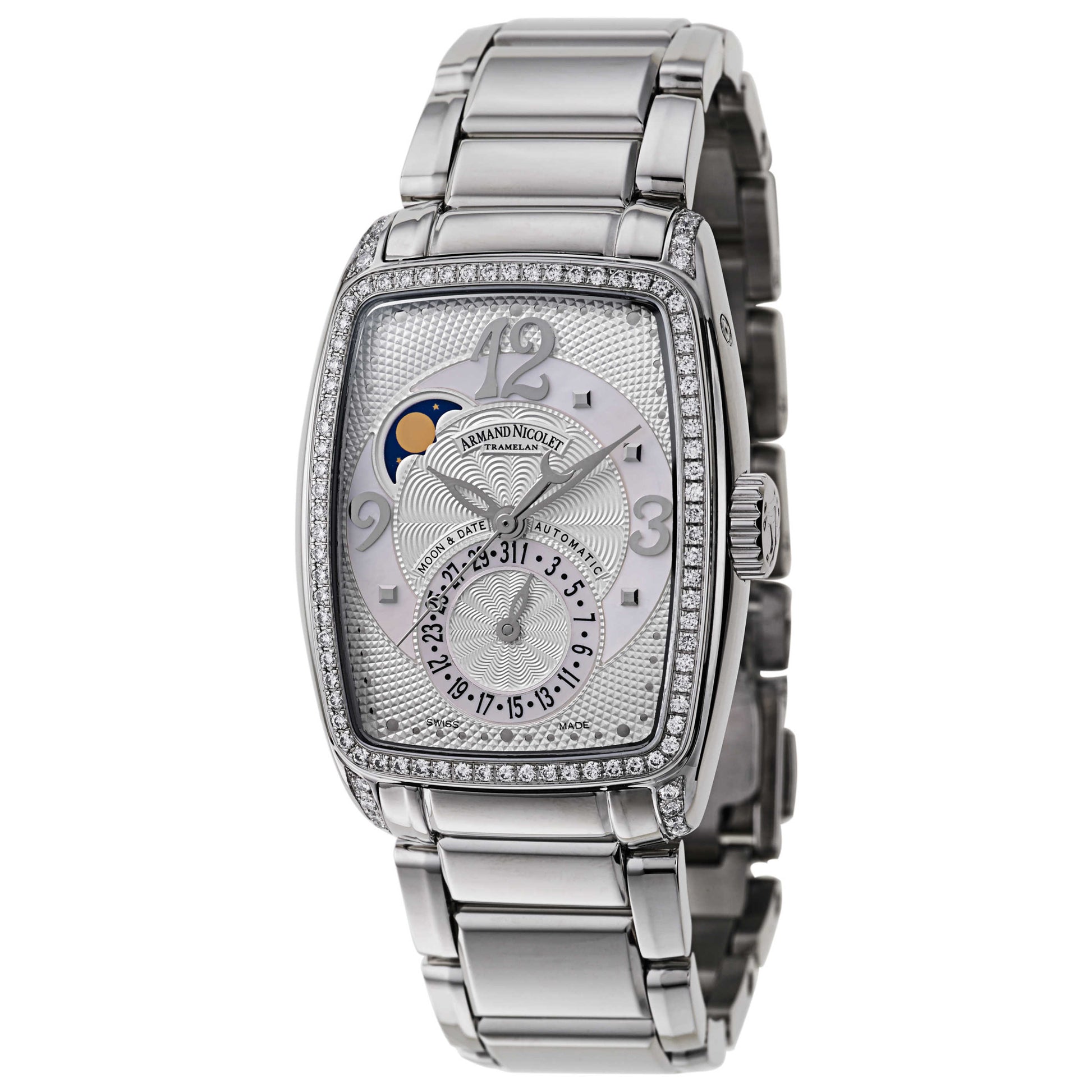 Front view of Armand Nicolet TL7 Women's Automatic Watch 9633L-AN-M9631