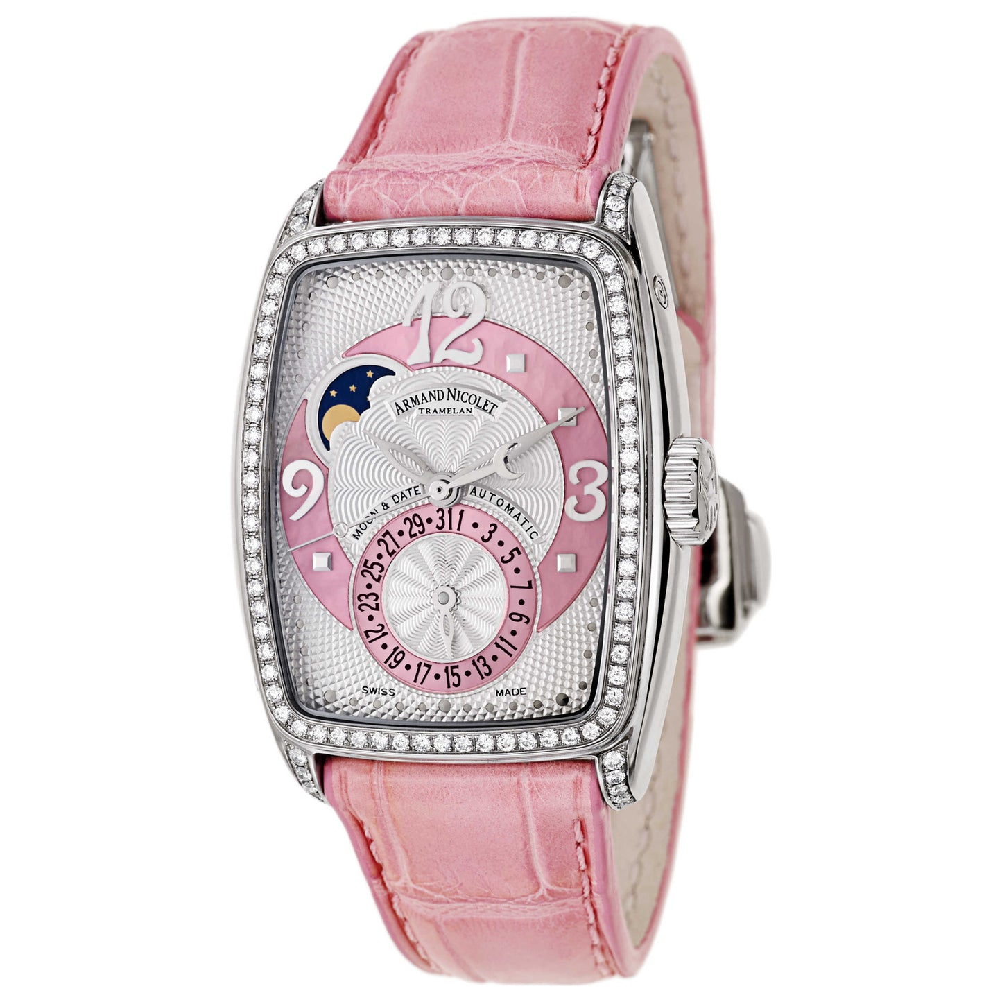 Front view of Armand Nicolet TL7 Women's Automatic Watch 9633L-AS-P968RS0