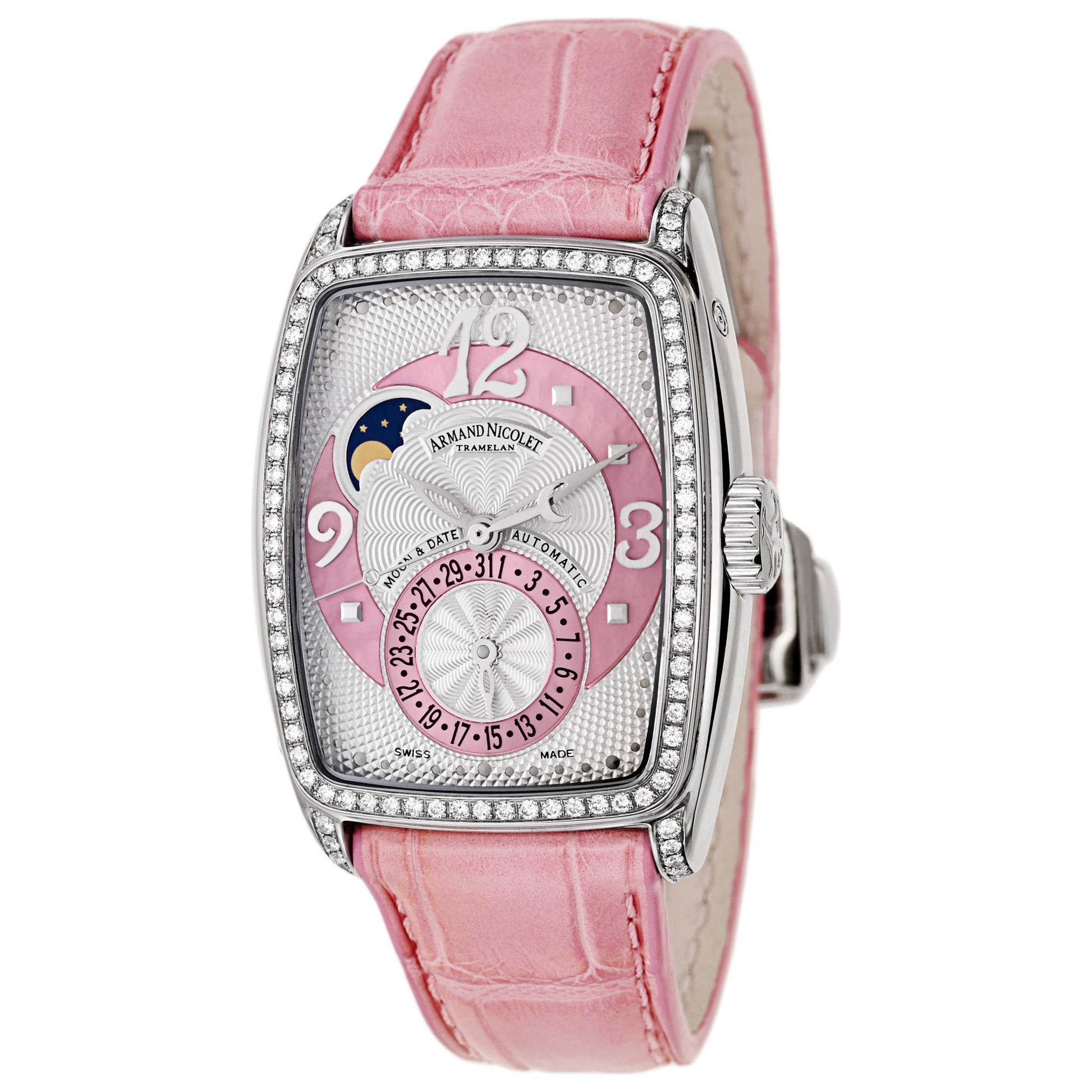 Front view of Armand Nicolet TL7 Women's Automatic Watch 9633L-AS-P968RS0