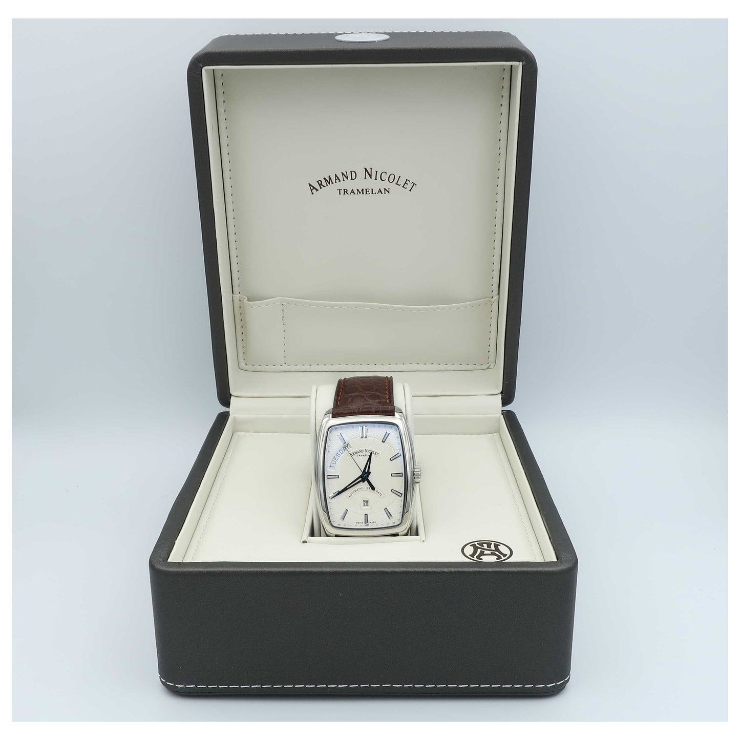 Armand Nicolet TM7 Men's Automatic Watch 9636A-AG-P968MR3-SDV - Image #6