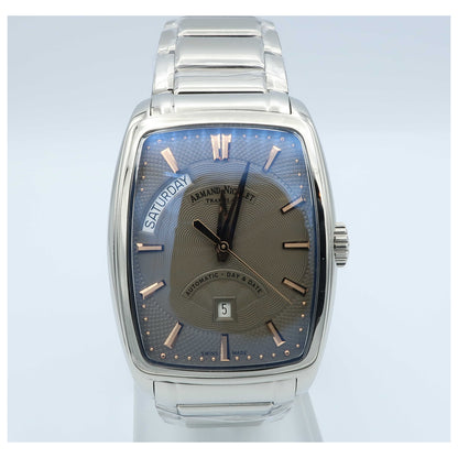Front view of Armand Nicolet TM7 Men's Automatic Watch 9636A-GS-M9636-SD