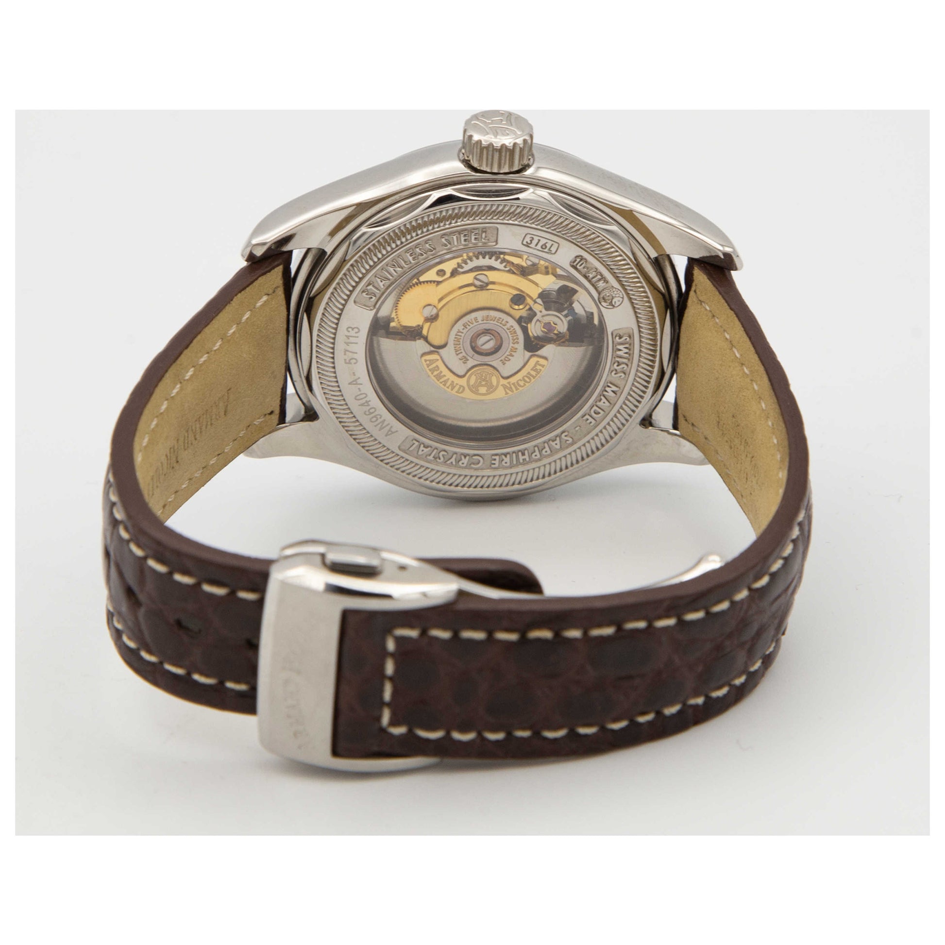 Armand Nicolet M02 Men's Automatic Watch 9640A-AG-P974MR2-SDV - Image #2