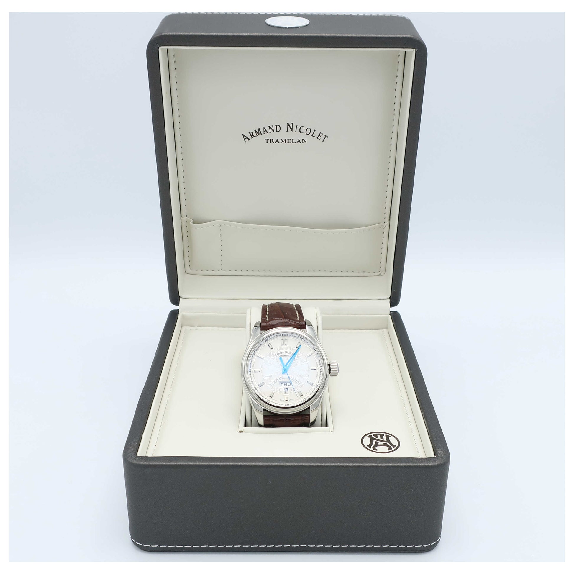 Armand Nicolet M02 Men's Automatic Watch 9640A-AG-P974MR2-SD - Image #6
