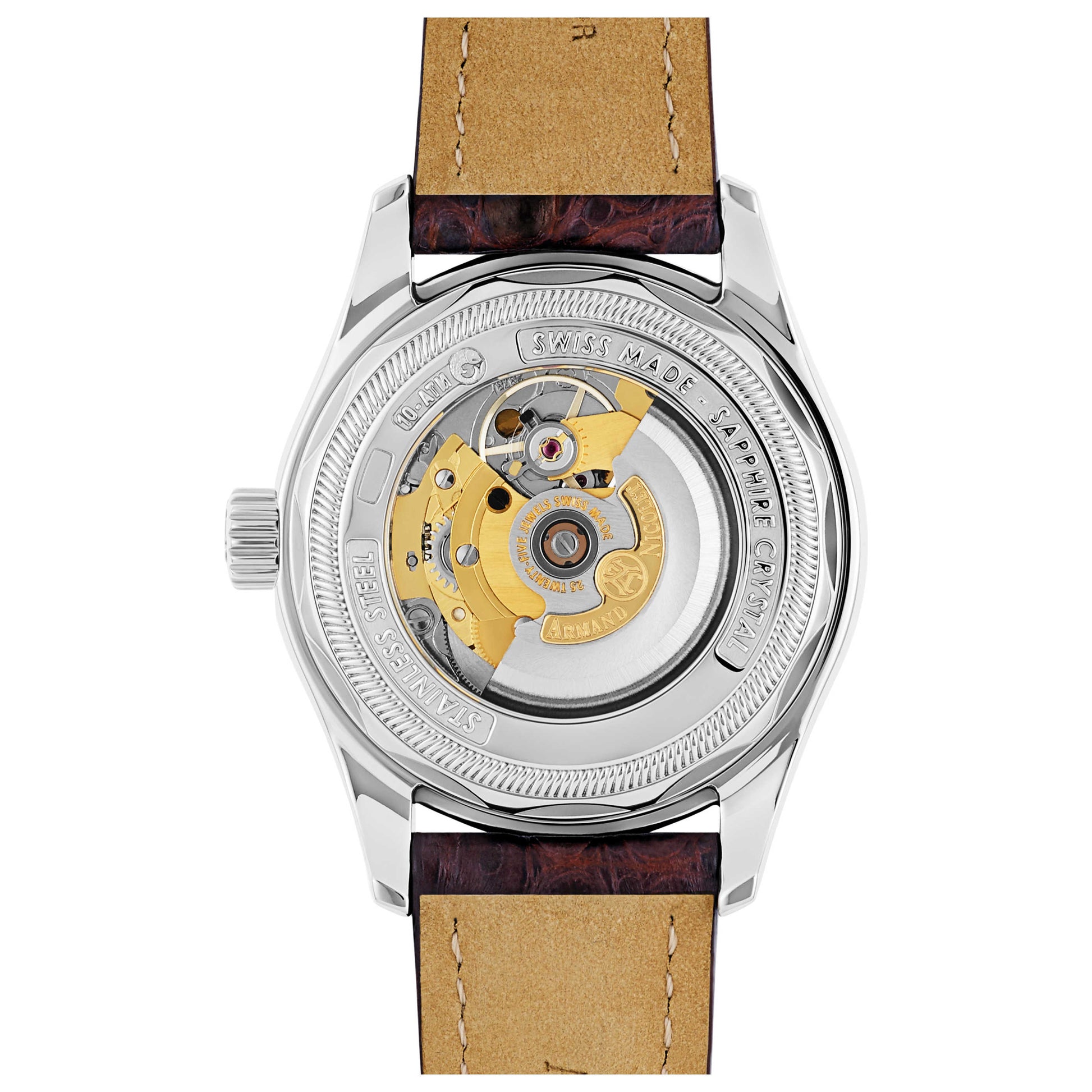Armand Nicolet M02 Men's Automatic Watch 9640A-AG-P974MR2 - Image #2