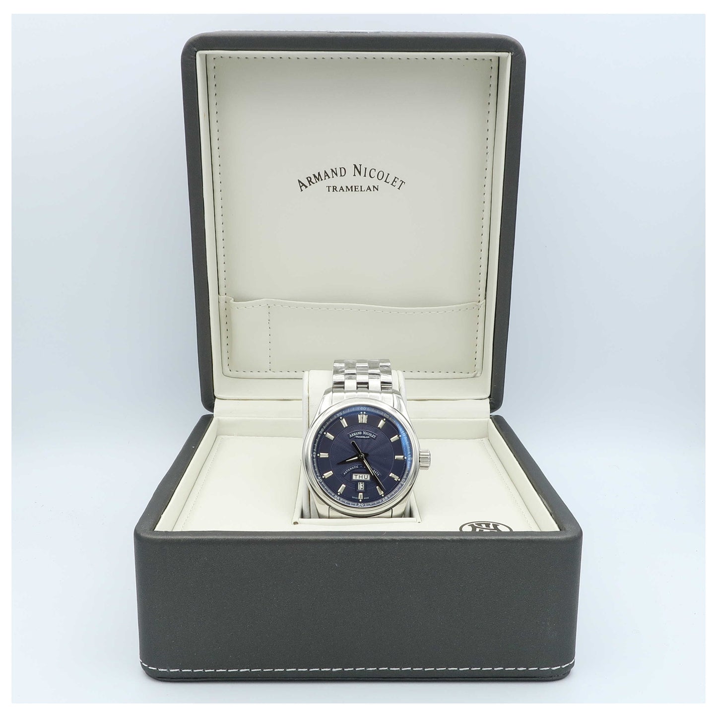 Armand Nicolet M02 Men's Automatic Watch 9640A-BU-M9140-SD - Image #6