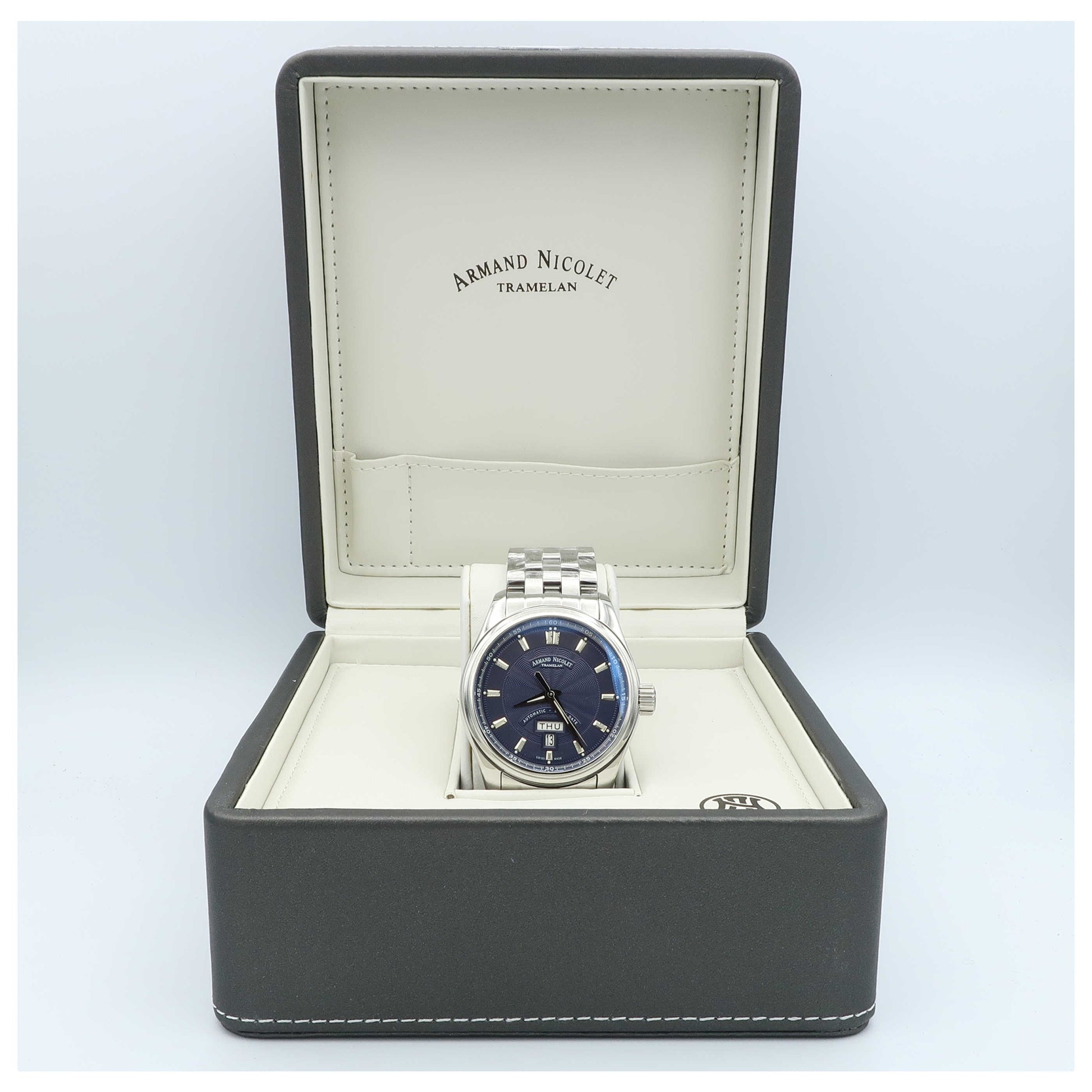 Armand Nicolet M02 Men's Automatic Watch 9640A-BU-M9140-SD - Image #6