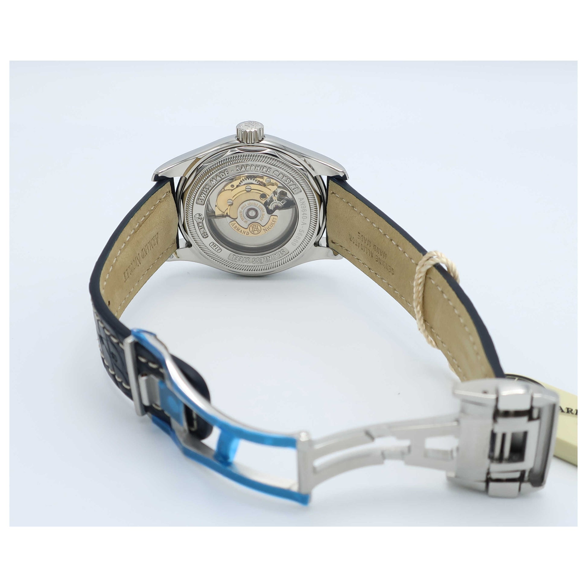 Armand Nicolet M02 Men's Automatic Watch 9640A-BU-P974BU2-SD - Image #7
