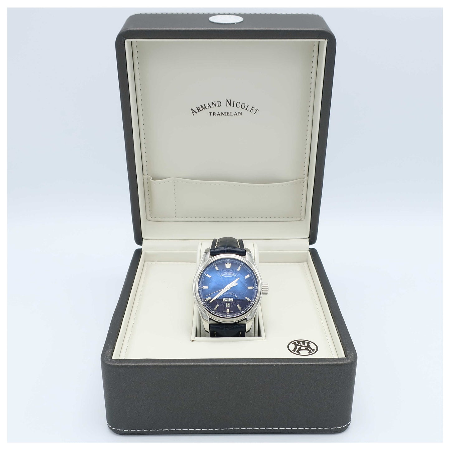 Armand Nicolet M02 Men's Automatic Watch 9640A-BU-P974BU2-SD - Image #6