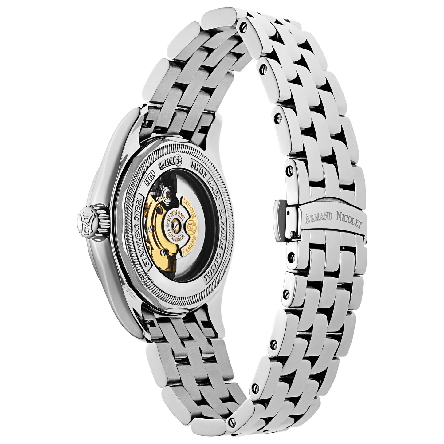 Armand Nicolet M02 Men's Automatic Watch 9640A-GR-M9140 - Image #2