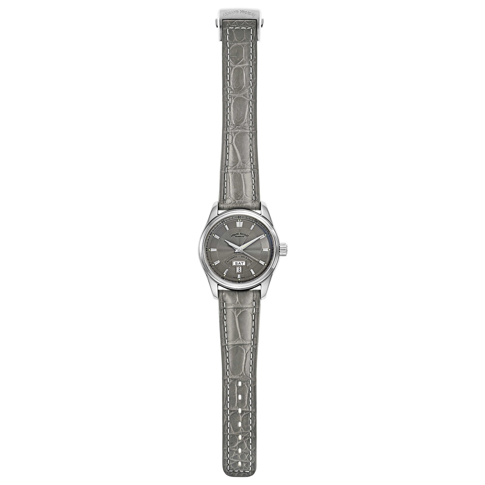 Armand Nicolet M02 Men's Automatic Watch 9640A-GR-P974GR2 - Image #8