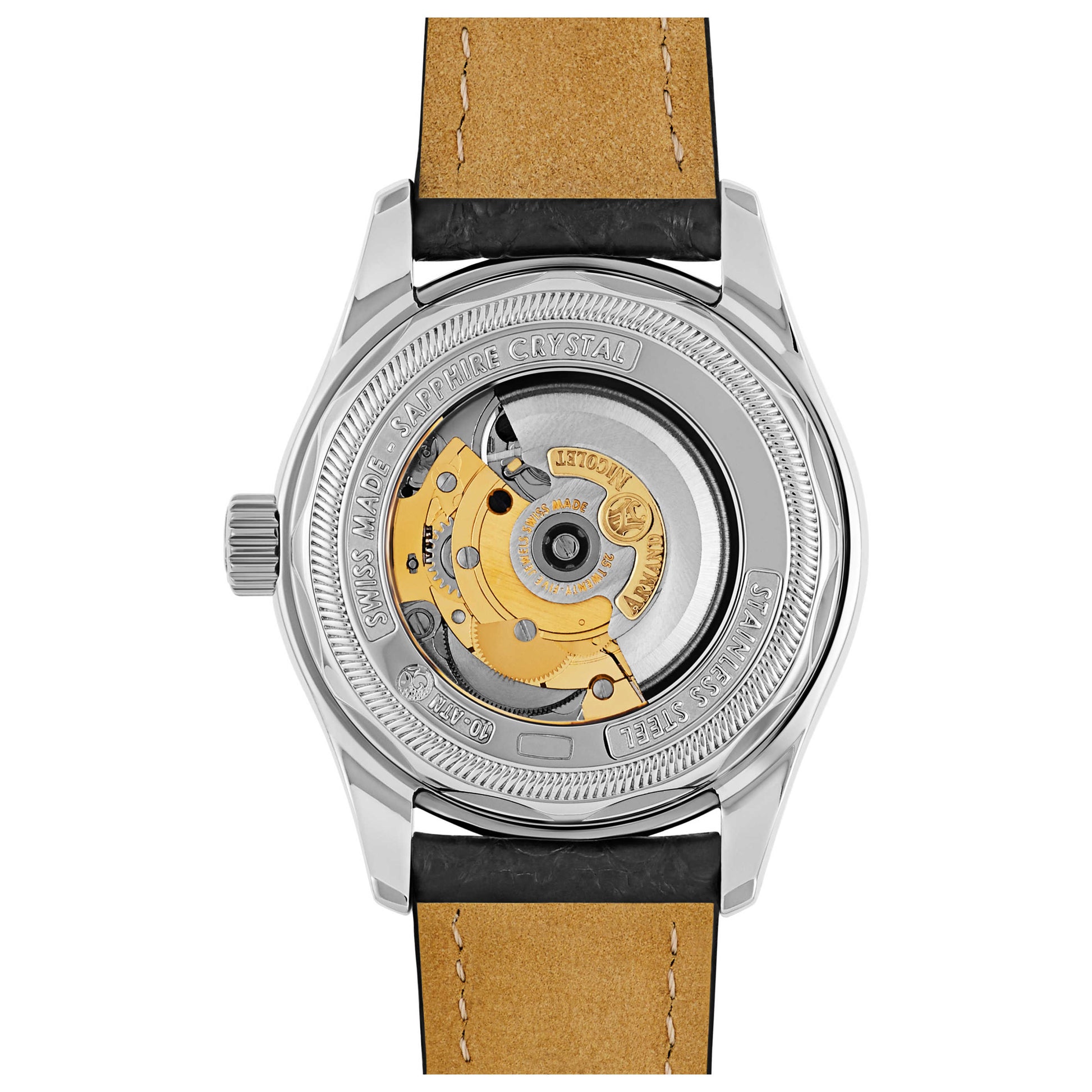 Armand Nicolet M02 Men's Automatic Watch 9640A-NR-P974NR2 - Image #2