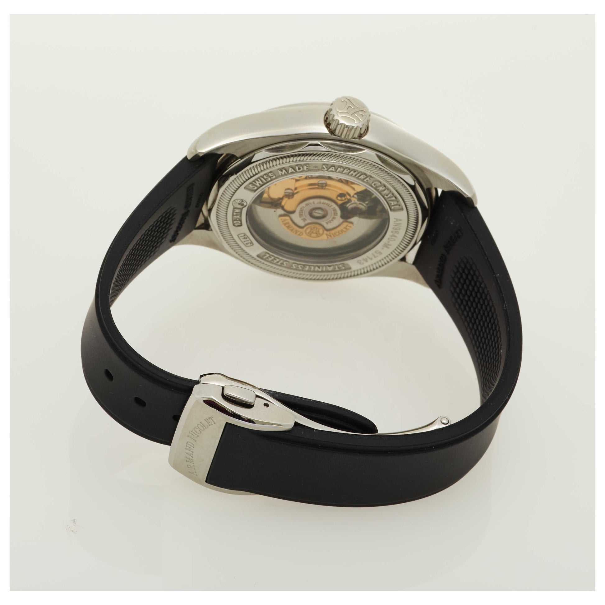 Armand Nicolet M02 Men's Automatic Watch 9640M-BU-G9660-SD - Image #2