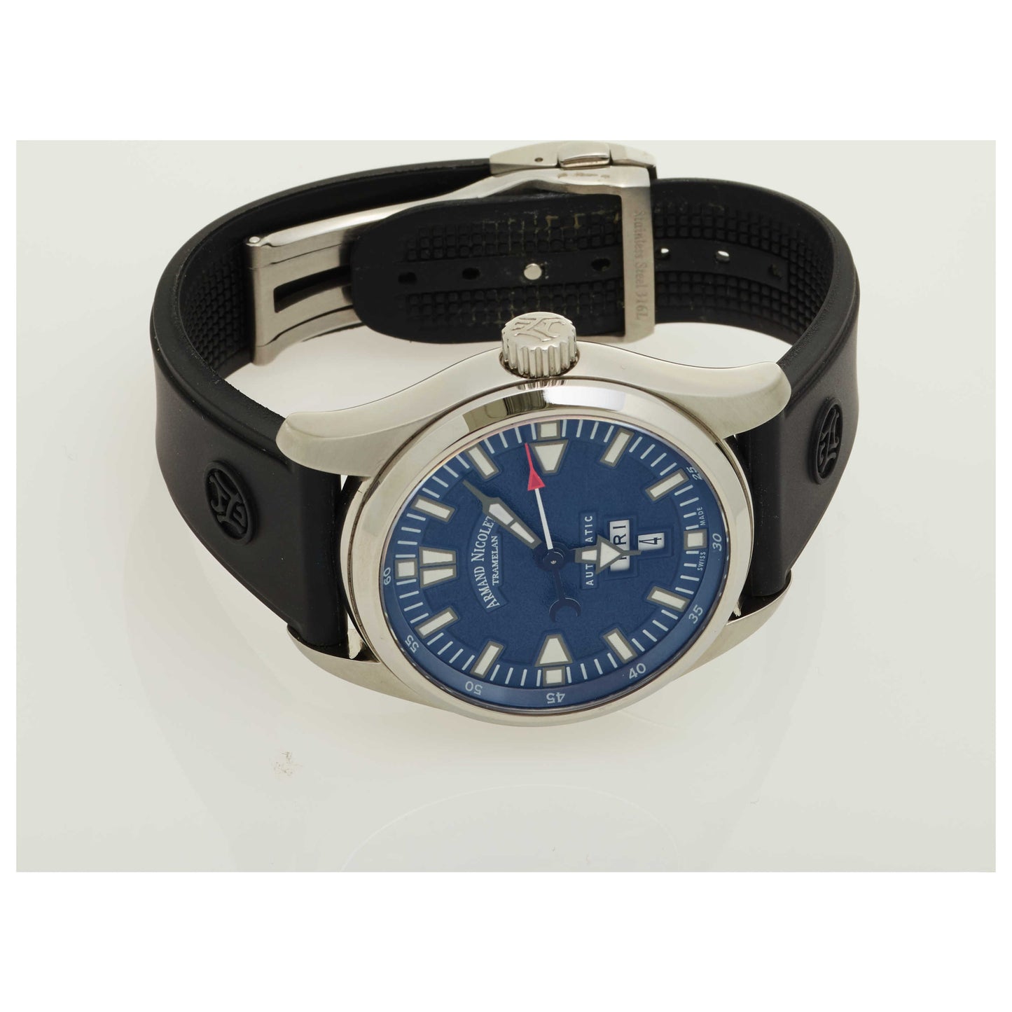 Armand Nicolet M02 Men's Automatic Watch 9640M-BU-G9660-SD - Image #8