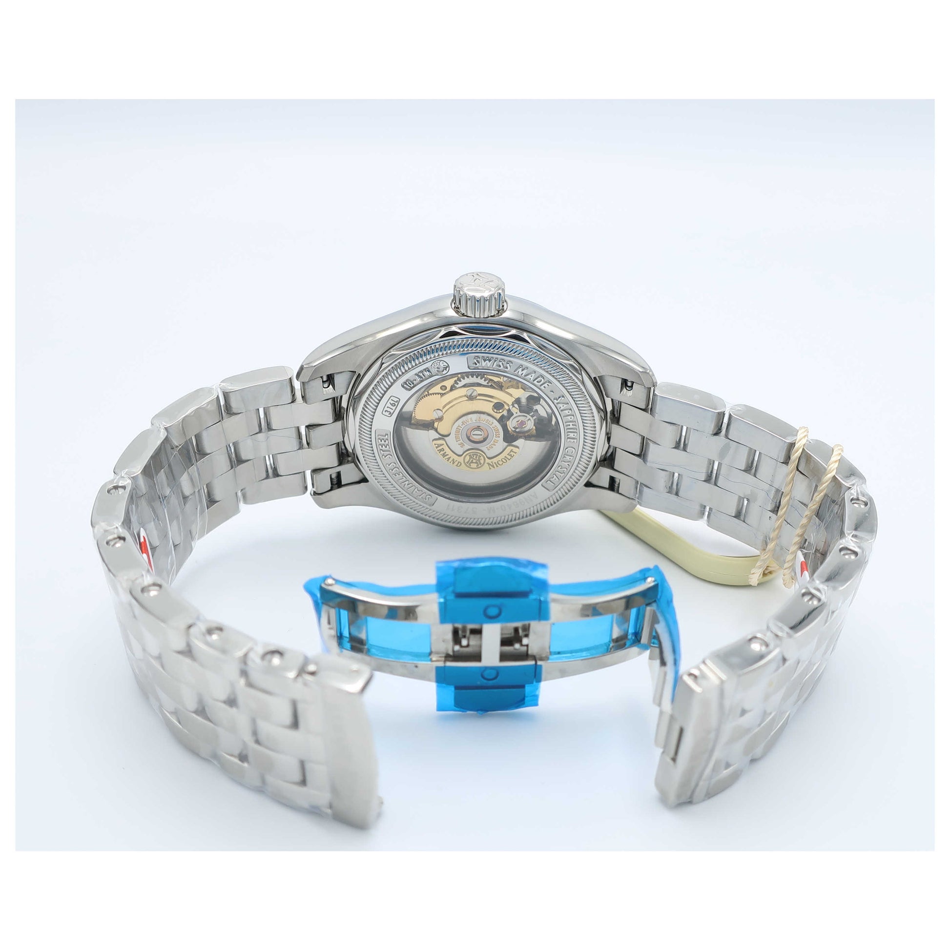 Armand Nicolet M02 Men's Automatic Watch 9640M-BU-M9140-SD - Image #7