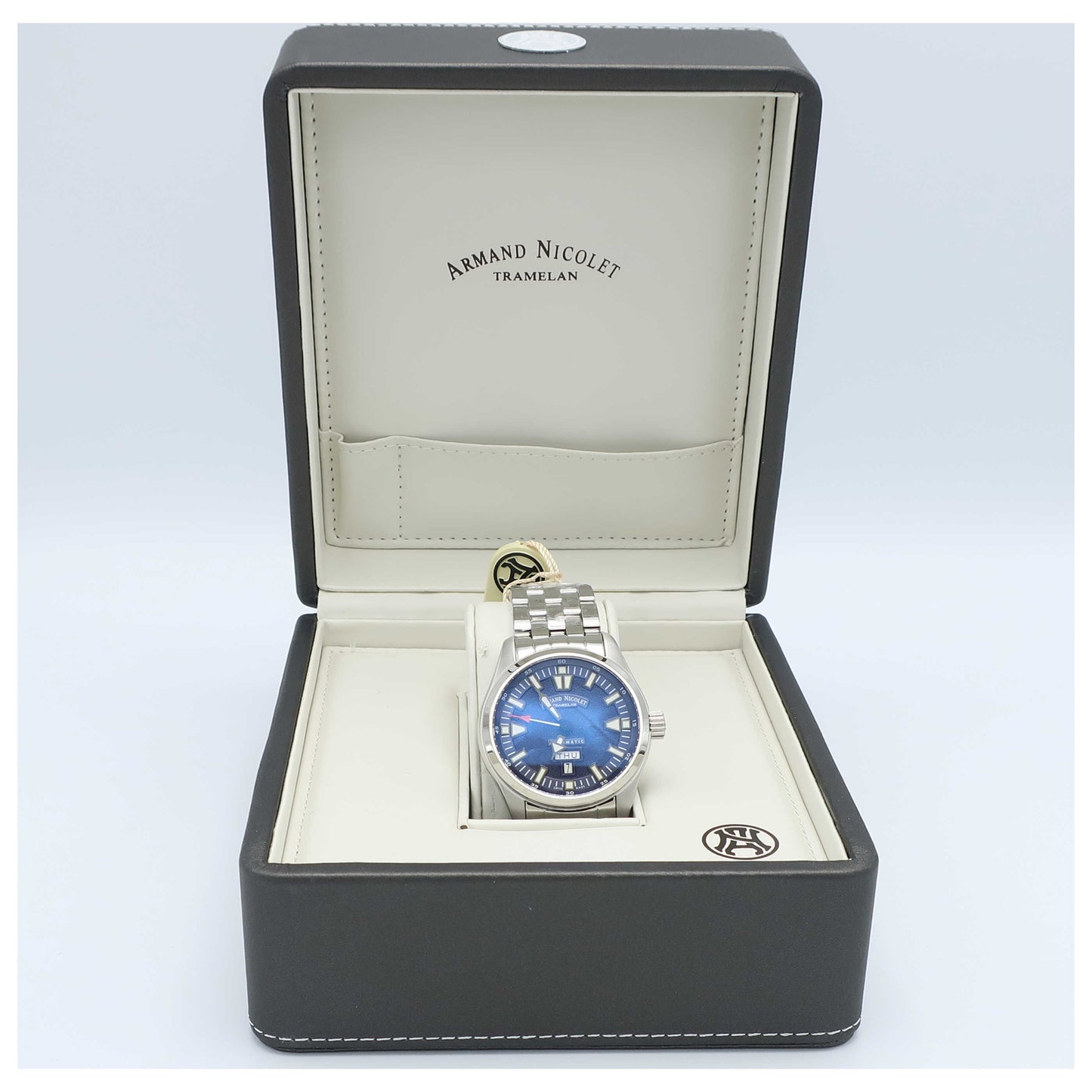 Armand Nicolet M02 Men's Automatic Watch 9640M-BU-M9140-SD - Image #6