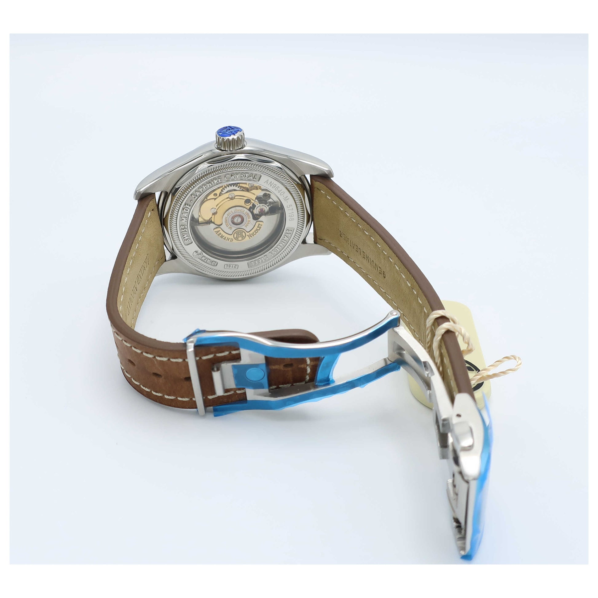 Armand Nicolet M02 Men's Automatic Watch 9640M-BU-PK2420MR-SD - Image #7