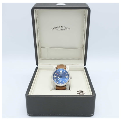 Armand Nicolet M02 Men's Automatic Watch 9640M-BU-PK2420MR-SD - Image #6