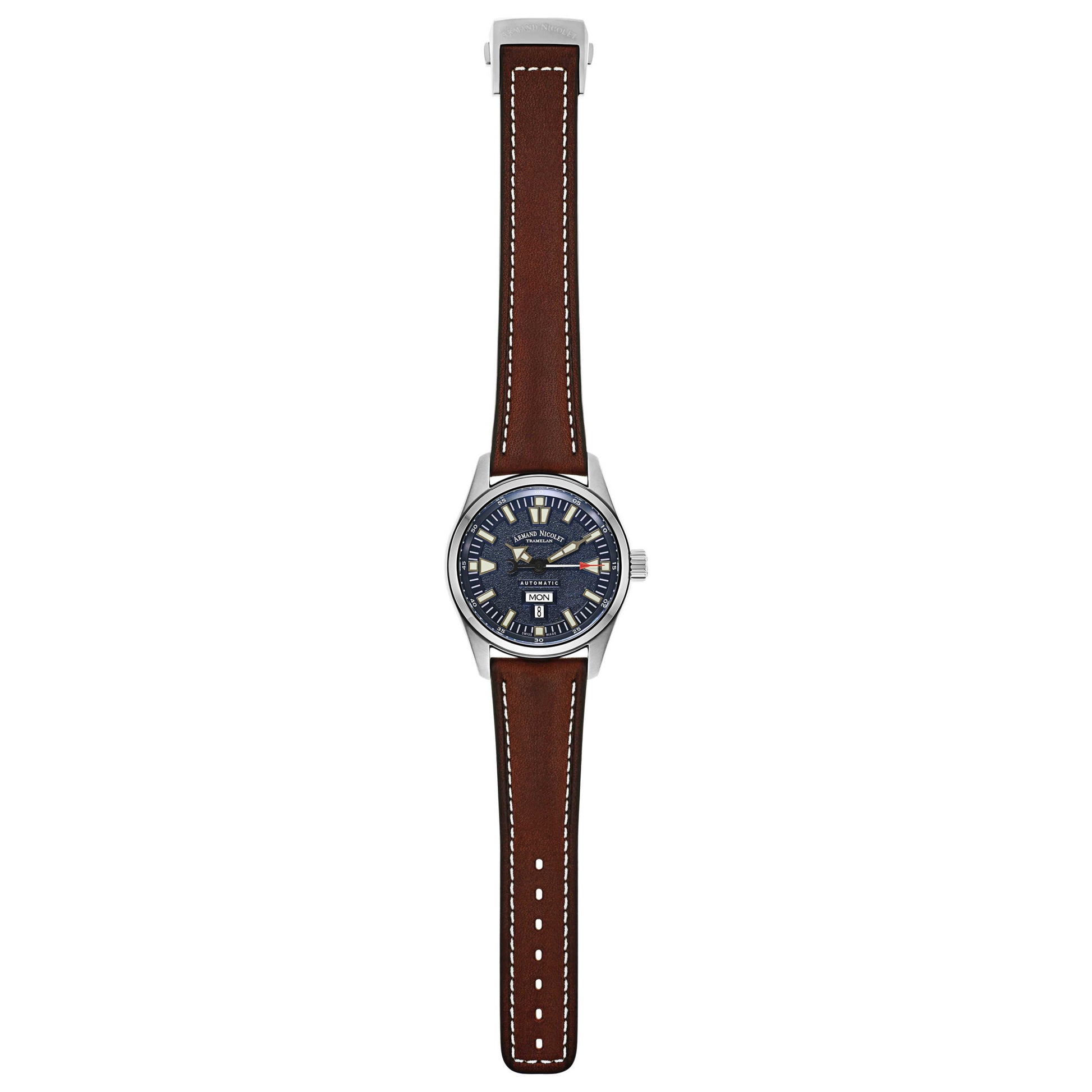 Armand Nicolet M02 Men's Automatic Watch 9640M-BU-PK2420MR - Image #8