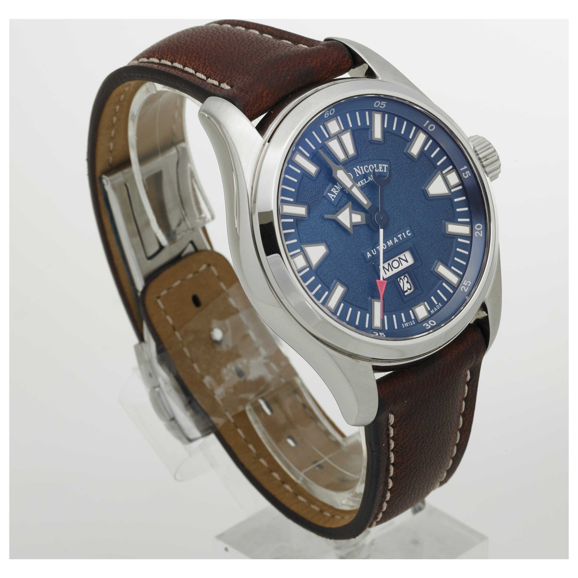 Armand Nicolet M02 Men's Automatic Watch 9640M-BUPK2420MR-SDV - Image #3