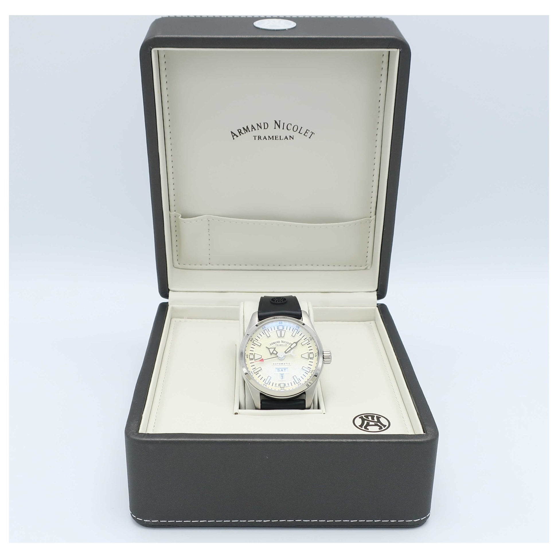 Armand Nicolet M02 Men's Automatic Watch 9640M-IV-G9660-SD - Image #6