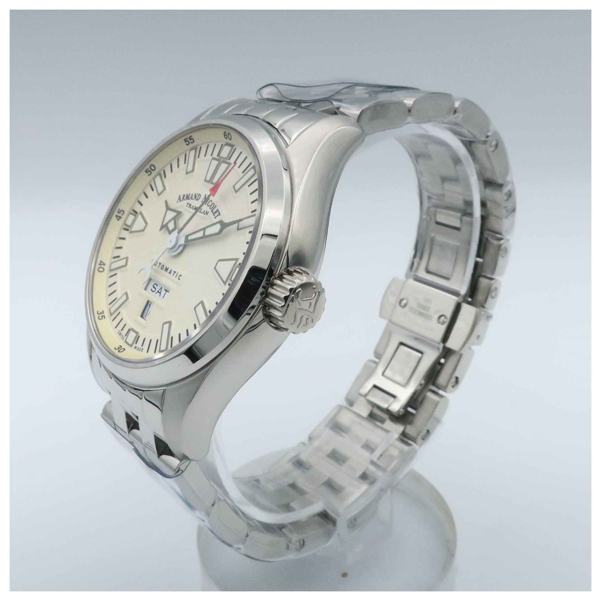 Armand Nicolet M02 Men's Automatic Watch 9640M-IV-M9140-SDV - Image #4