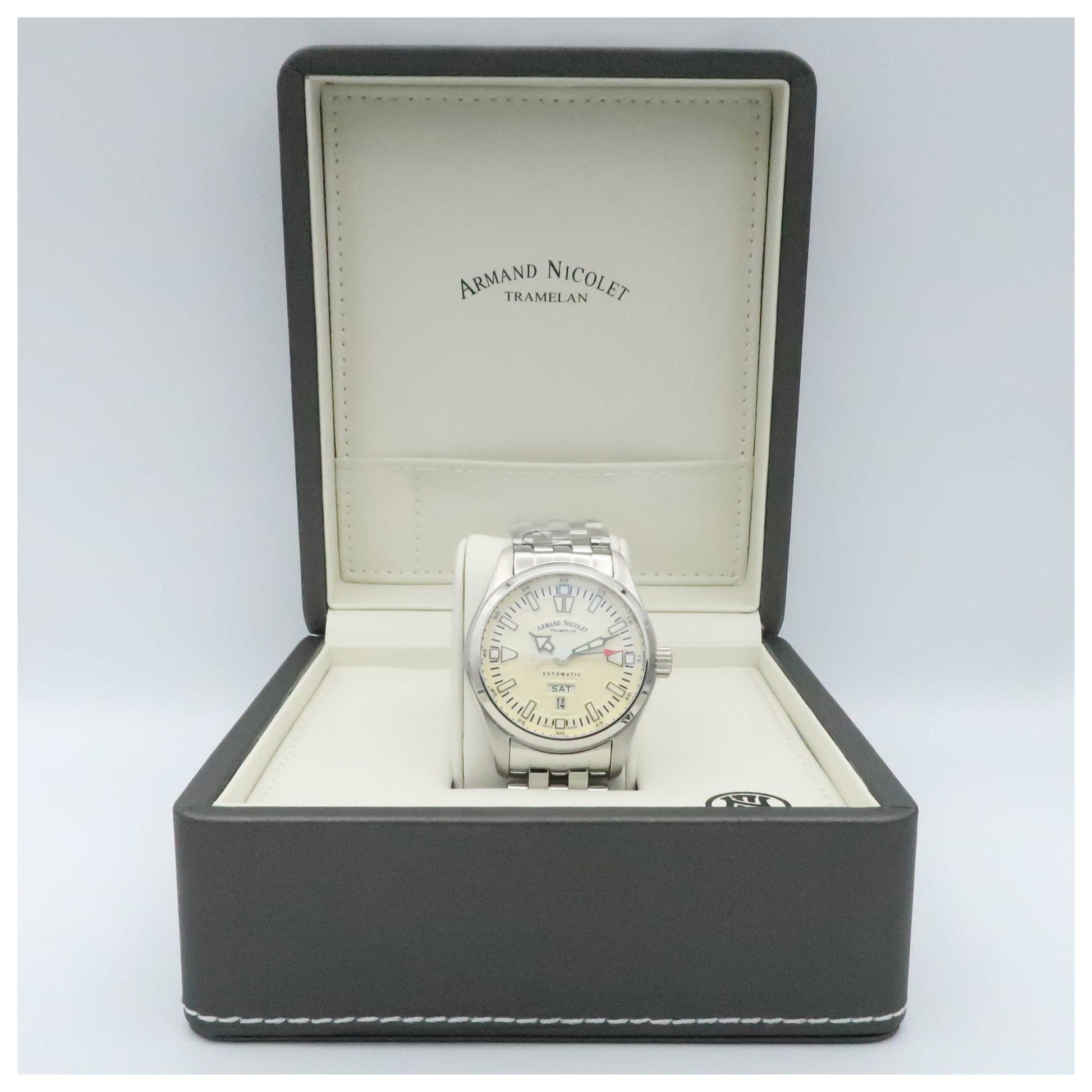 Armand Nicolet M02 Men's Automatic Watch 9640M-IV-M9140-SDV - Image #6