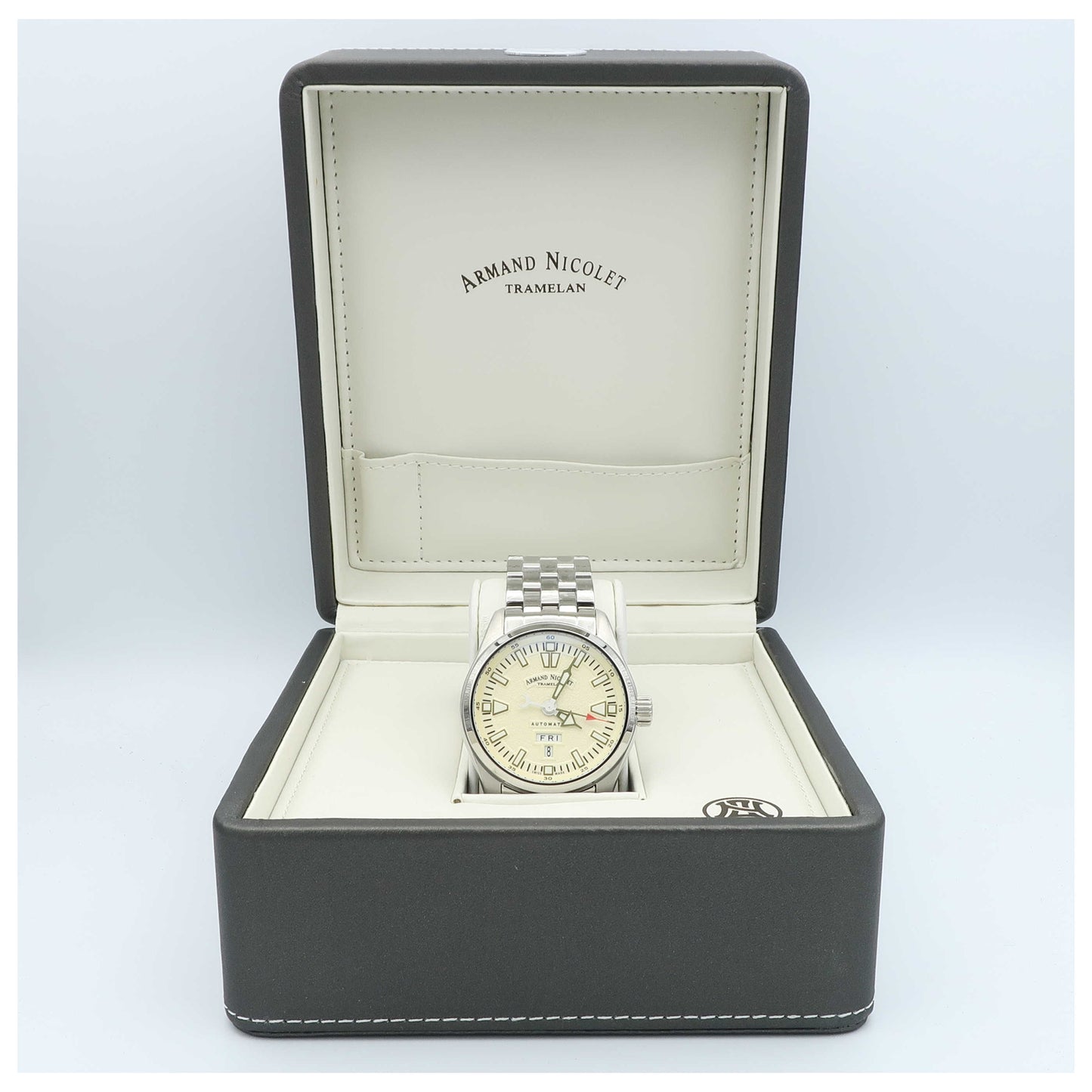 Armand Nicolet M02 Men's Automatic Watch 9640M-IV-M9140-SD - Image #6