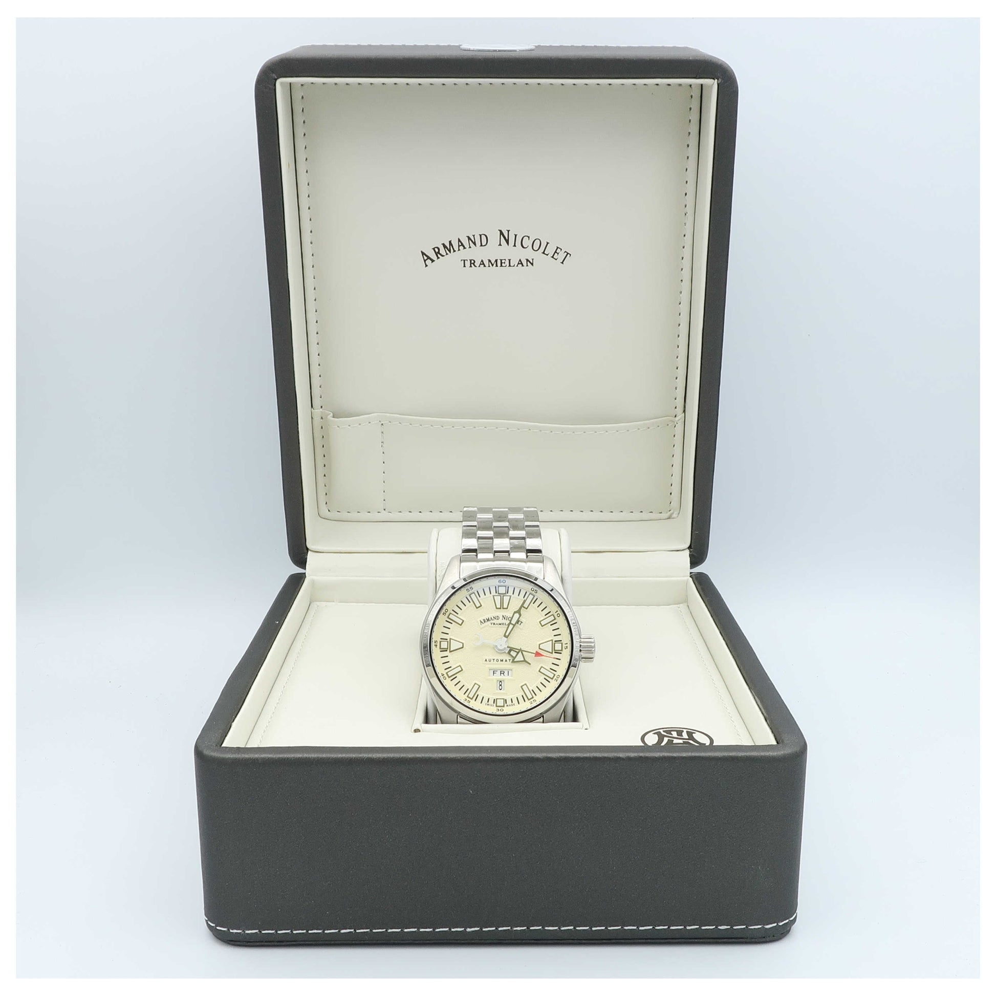 Armand Nicolet M02 Men's Automatic Watch 9640M-IV-M9140-SD - Image #6