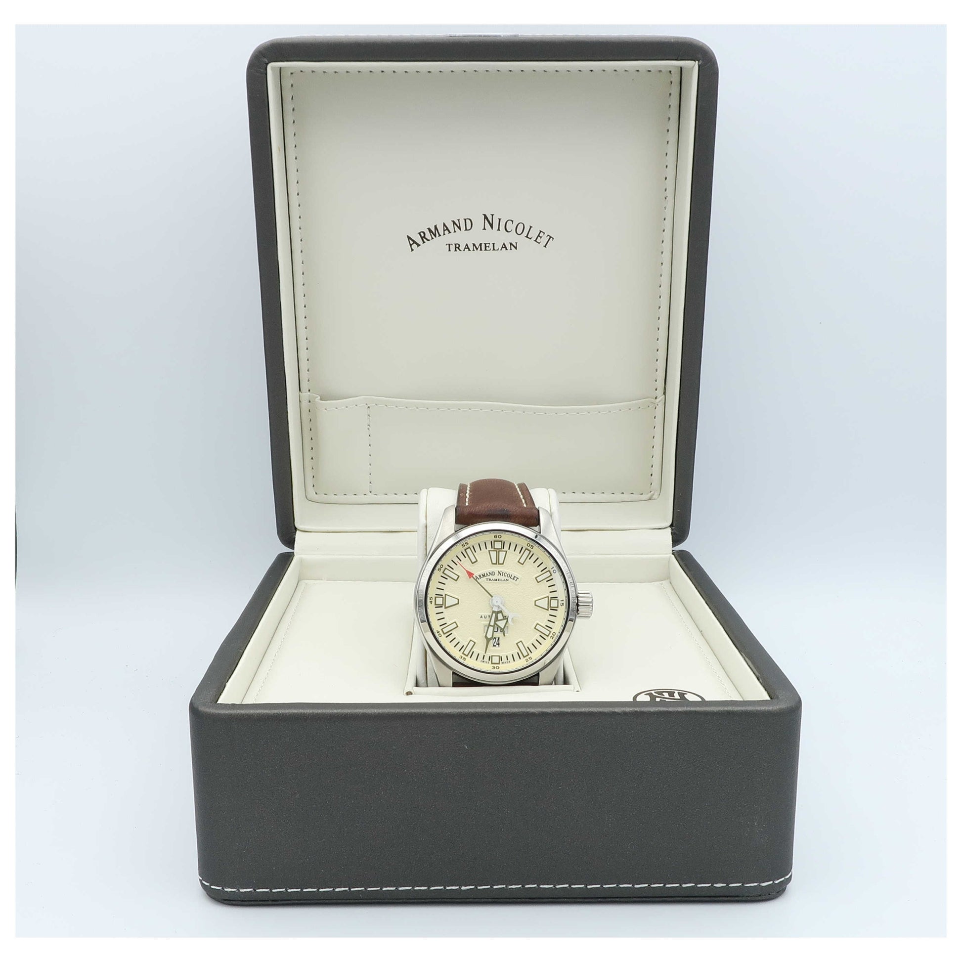 Armand Nicolet M02 Men's Automatic Watch 9640M-IV-PK2420MR-SD - Image #6
