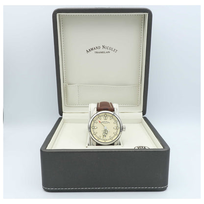 Armand Nicolet M02 Men's Automatic Watch 9640M-IV-PK2420MR-SD - Image #6