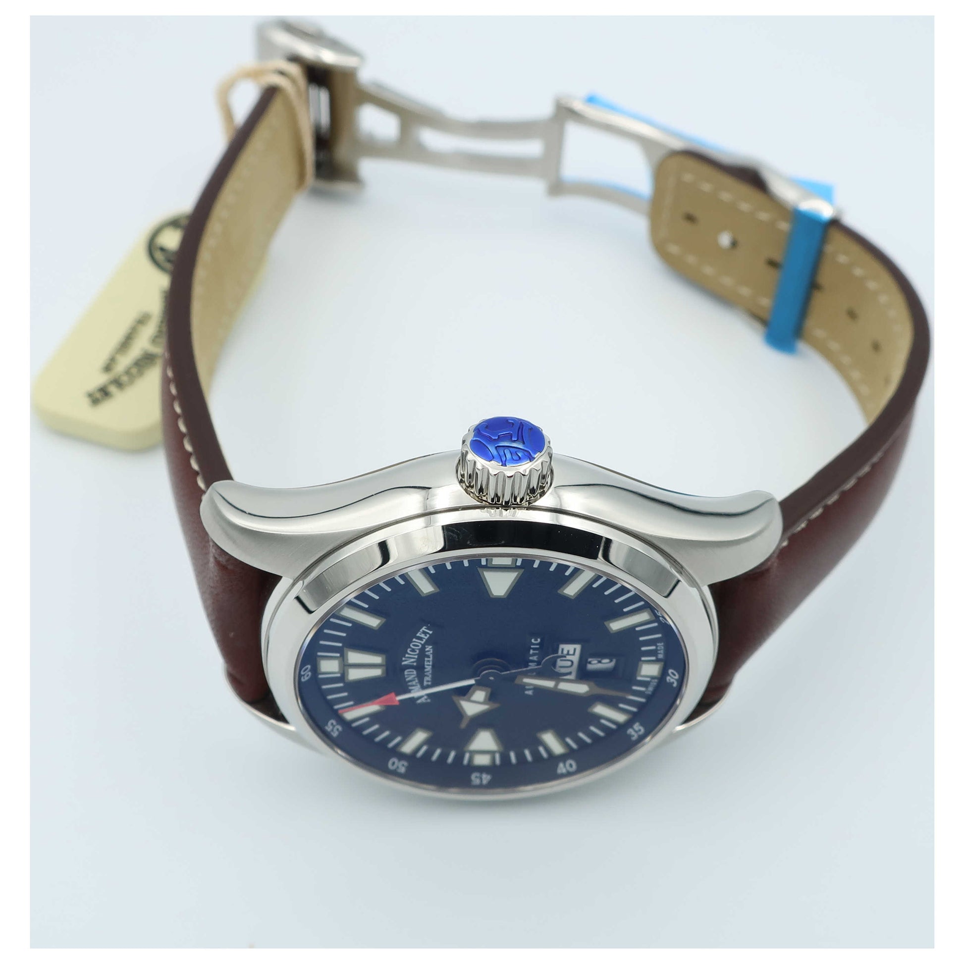 Armand Nicolet M02 Men's Automatic Watch 9640M-NR-PK2420MR-SD - Image #8