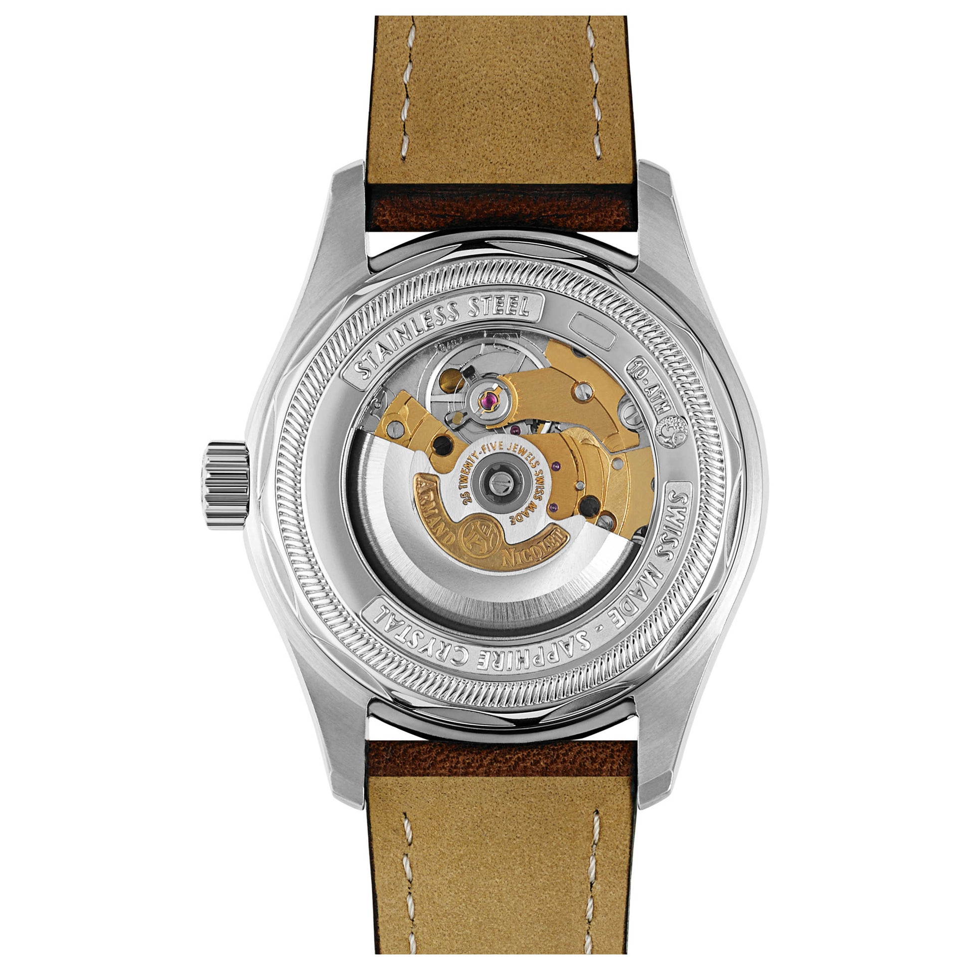 Armand Nicolet M02 Men's Automatic Watch 9640M-NR-PK2420MR - Image #2