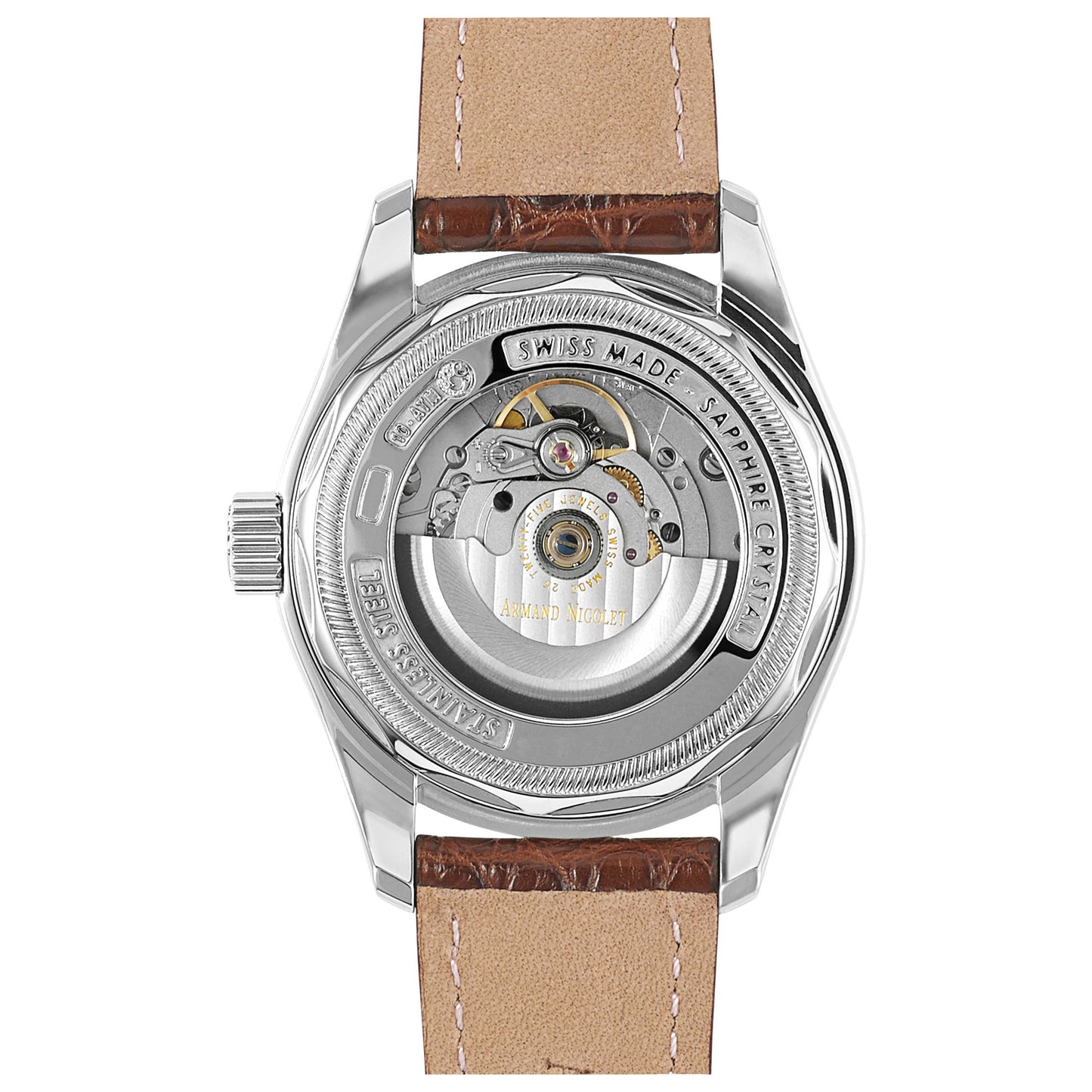 Armand Nicolet M02 Men's Automatic Watch 9641A-AG-P974MR2 - Image #2