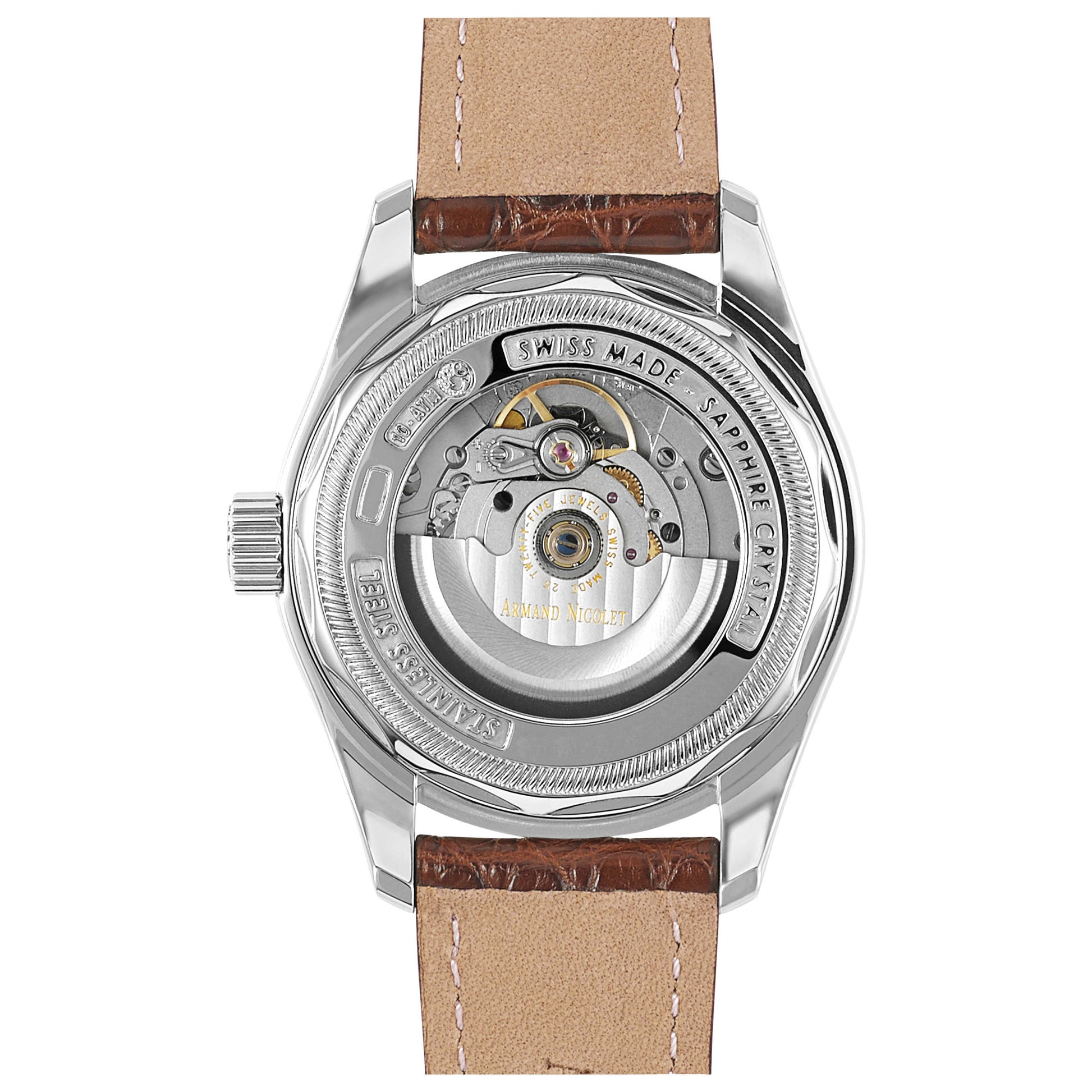 Armand Nicolet M02 Men's Automatic Watch 9641A-AG-P974MR2 - Image #2