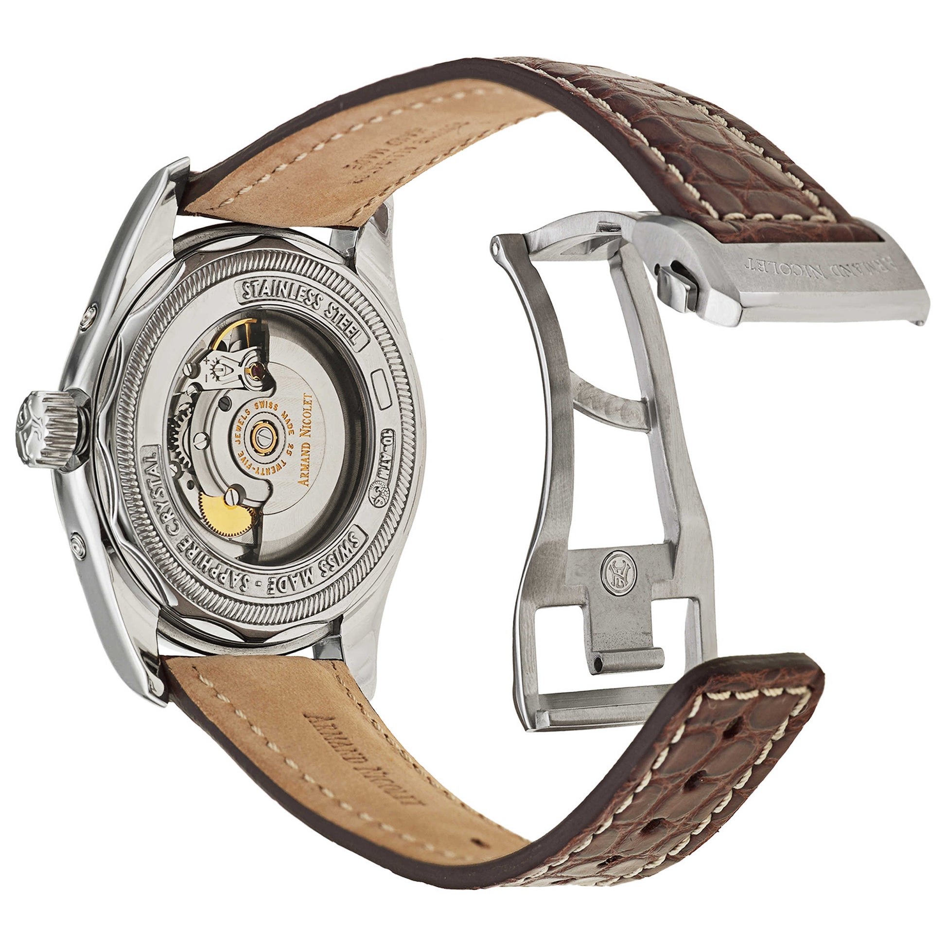 Armand Nicolet M02 Men's Automatic Watch 9642B-2-AG-P974MR2 - Image #2