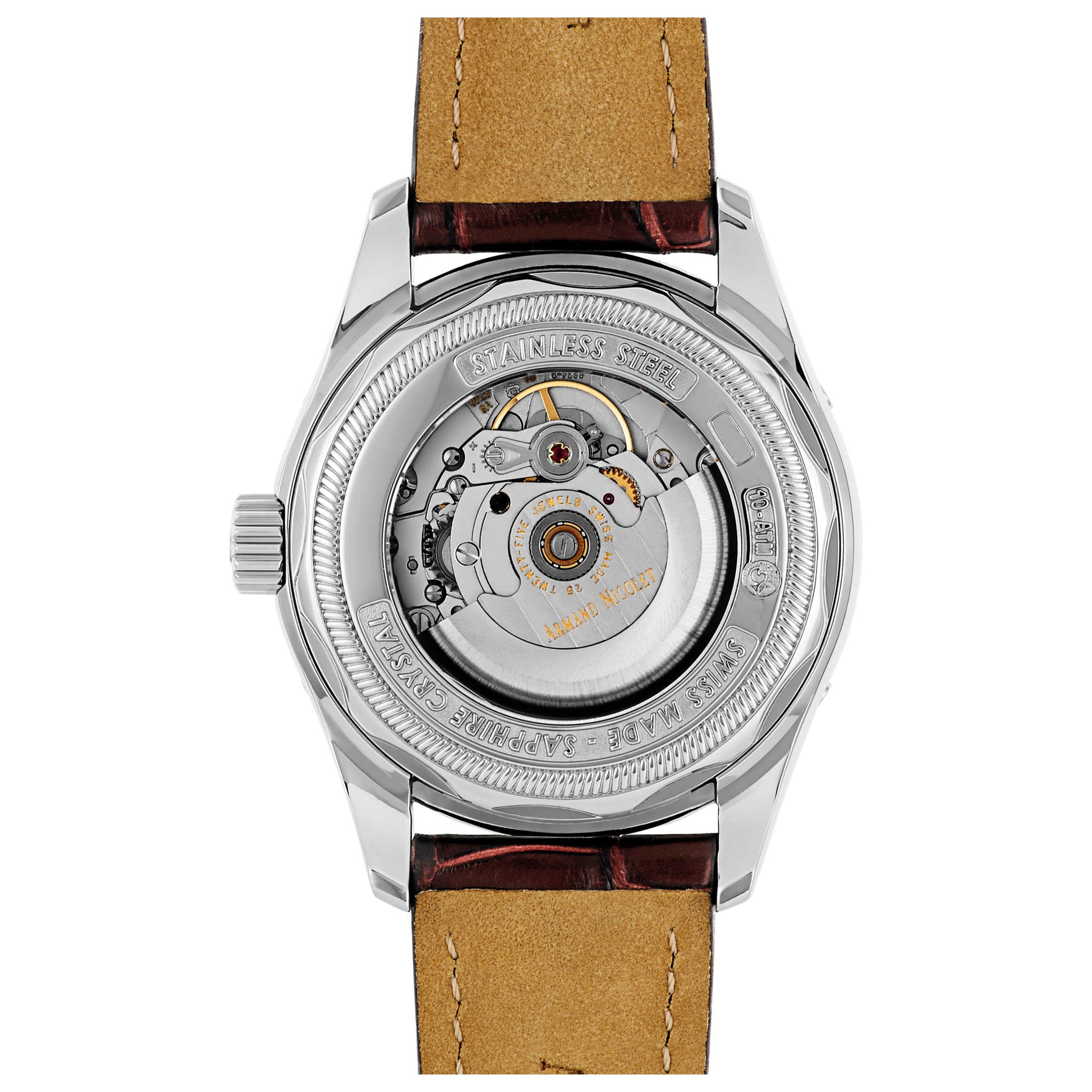 Armand Nicolet M02 Men's Automatic Watch 9642B-AG-P974MR2 - Image #2