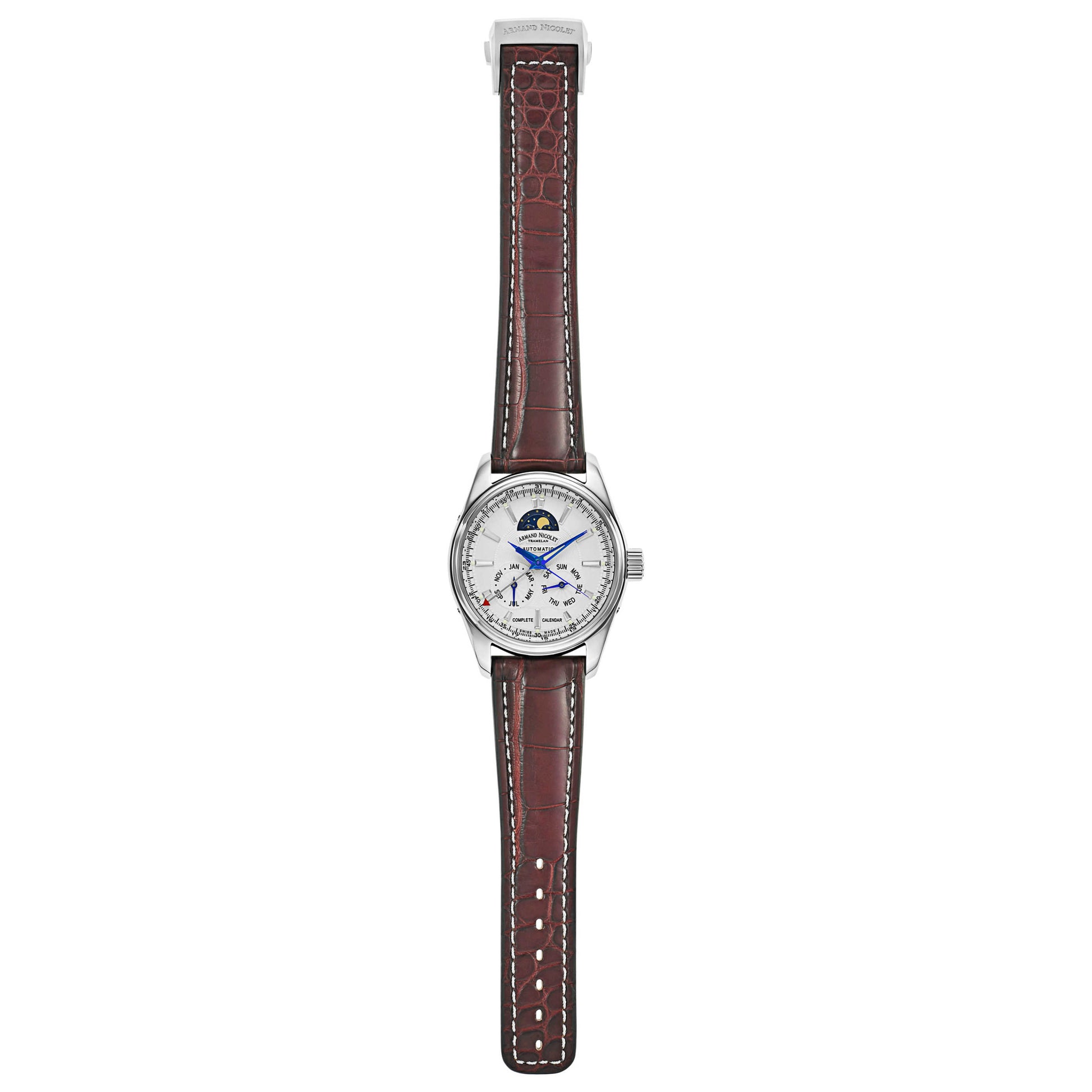 Armand Nicolet M02 Men's Automatic Watch 9642B-AG-P974MR2 - Image #8