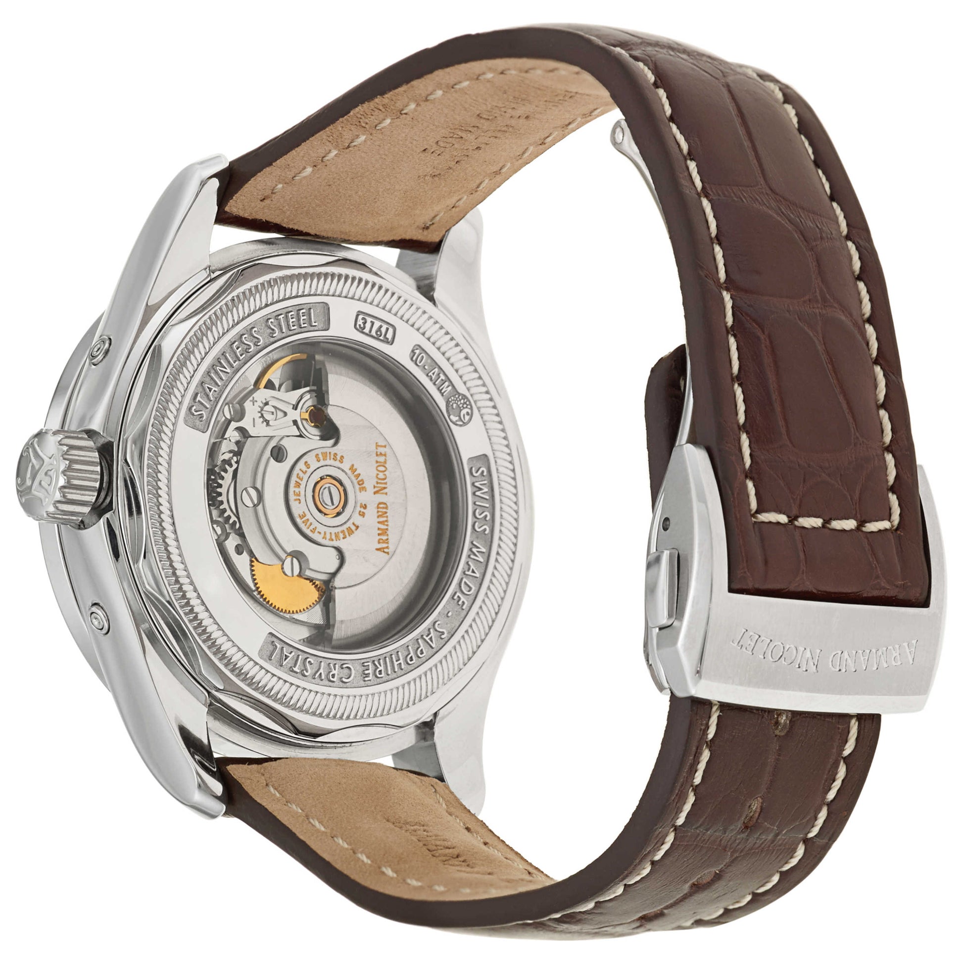 Armand Nicolet M02 Men's Automatic Watch 9642D-2-AG-P974MR2 - Image #2