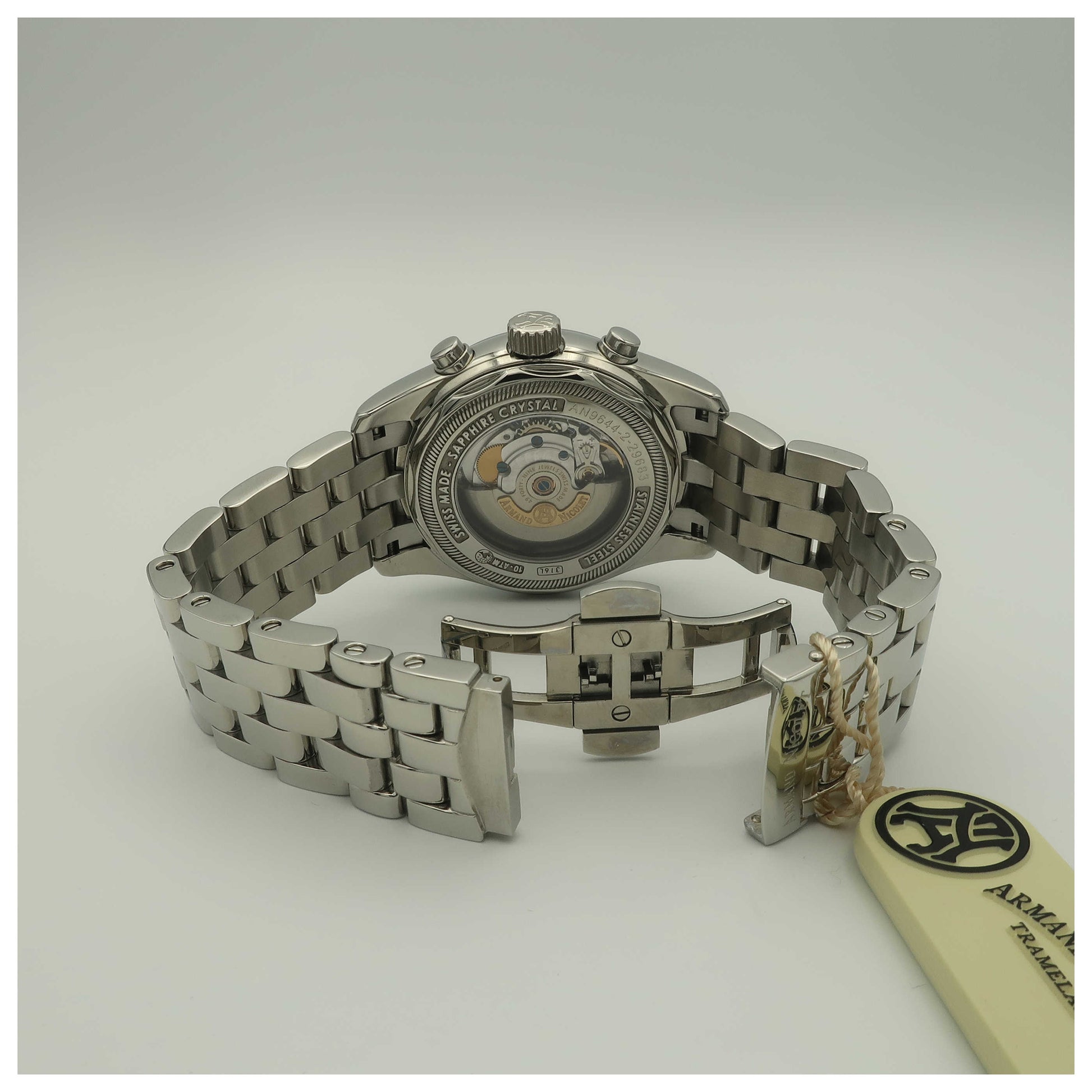 Armand Nicolet M02 Men's Automatic Watch 9644A-AG-M9140-SDV2 - Image #7