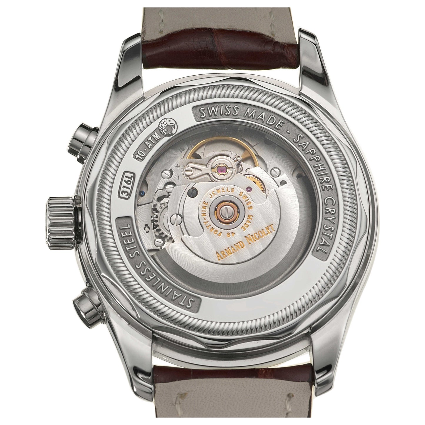 Armand Nicolet M02 Men's Automatic Watch 9644A-AG-P961MR2 - Image #2