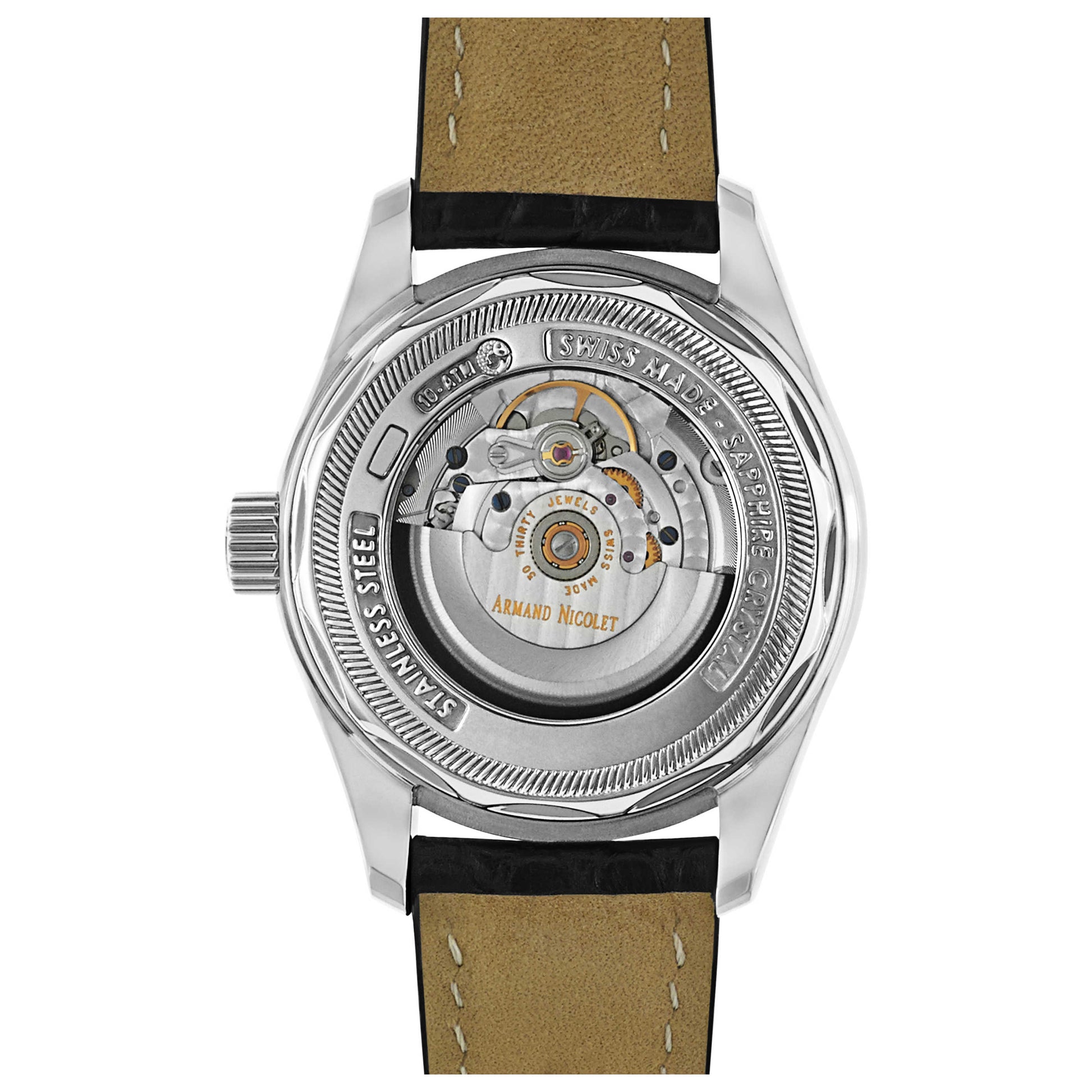 Armand Nicolet M02 Men's Automatic Watch 9646A-NR-P974NR2 - Image #2