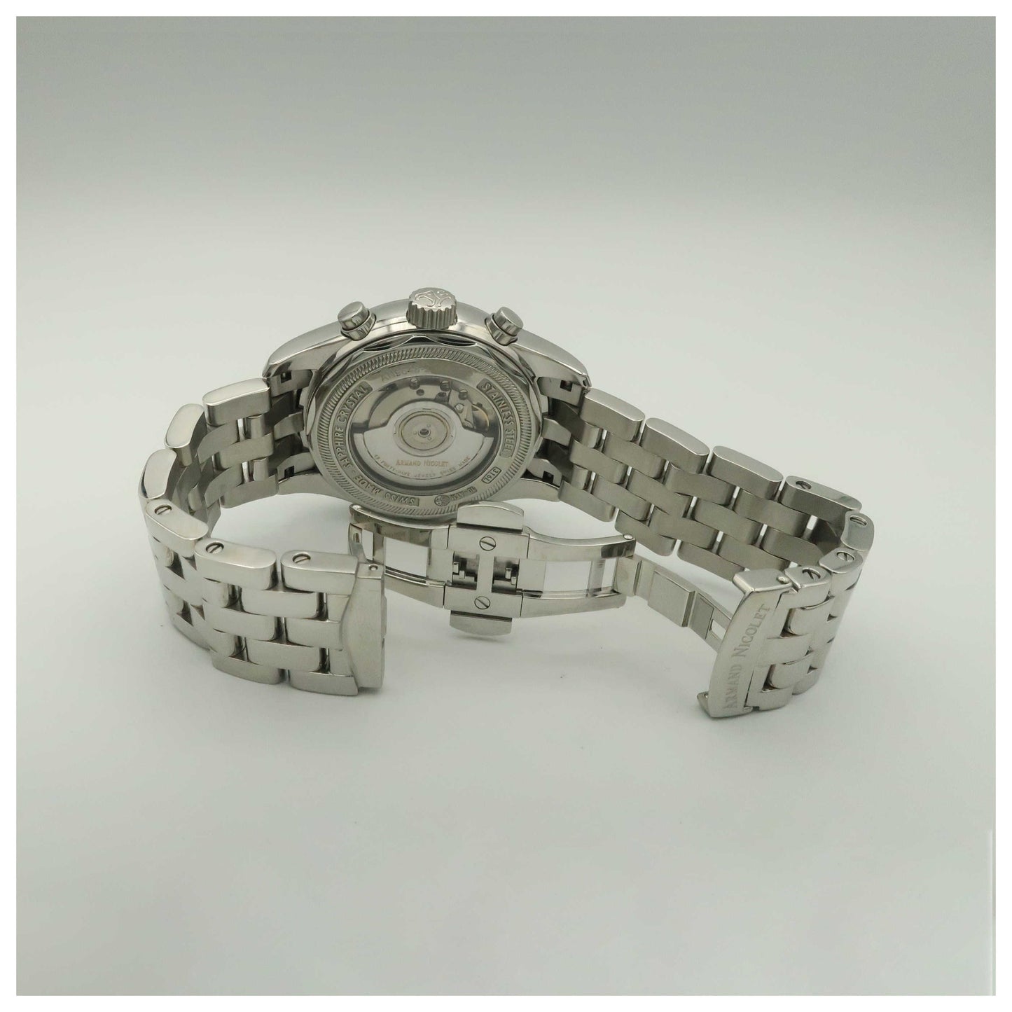 Armand Nicolet M02 Men's Automatic Watch 9648A-AG-M9140-PO - Image #7
