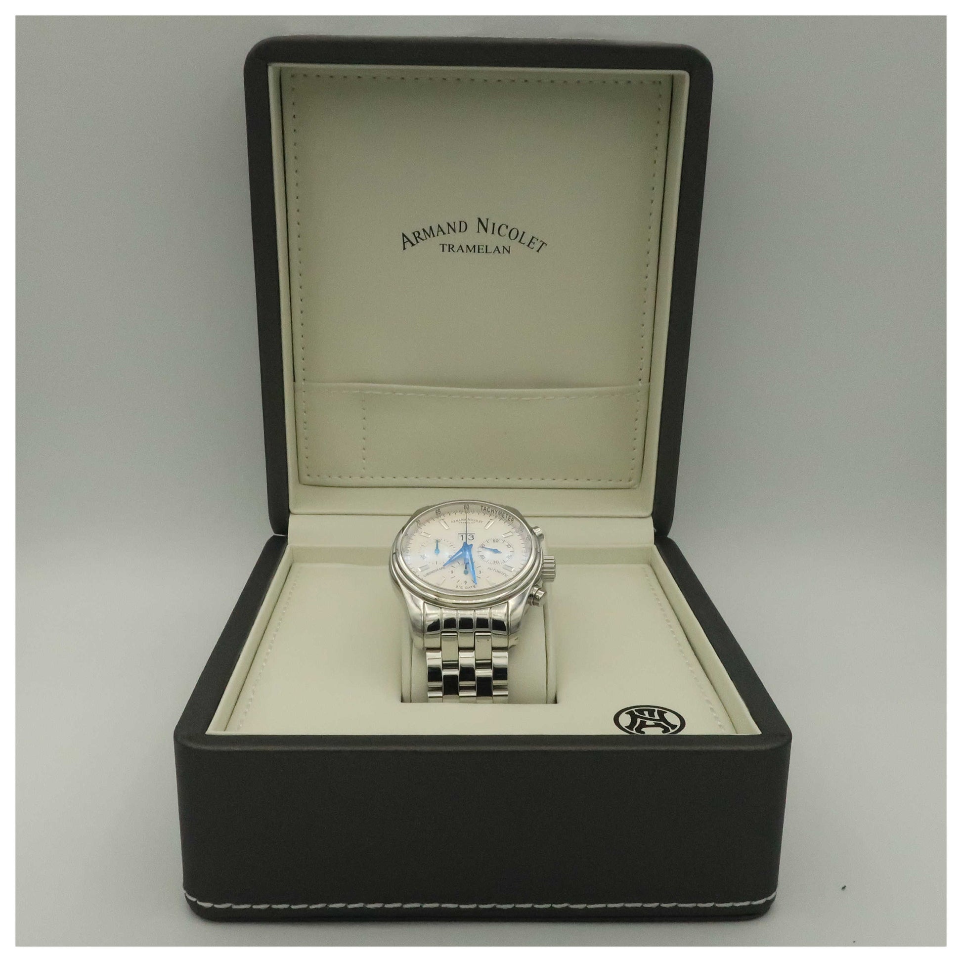 Armand Nicolet M02 Men's Automatic Watch 9648A-AG-M9140-PO - Image #6